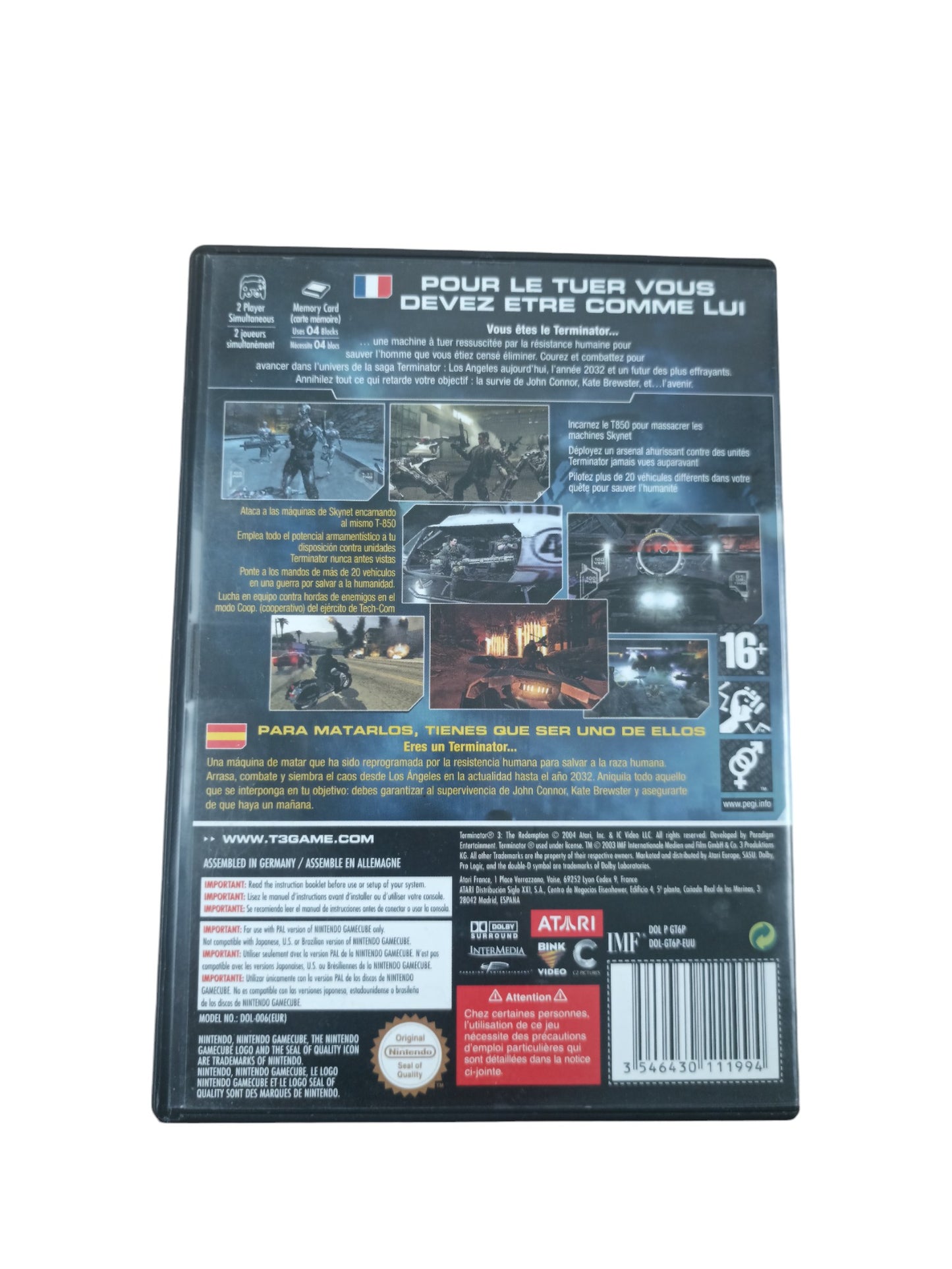 Terminator 3 : Redemption GameCube