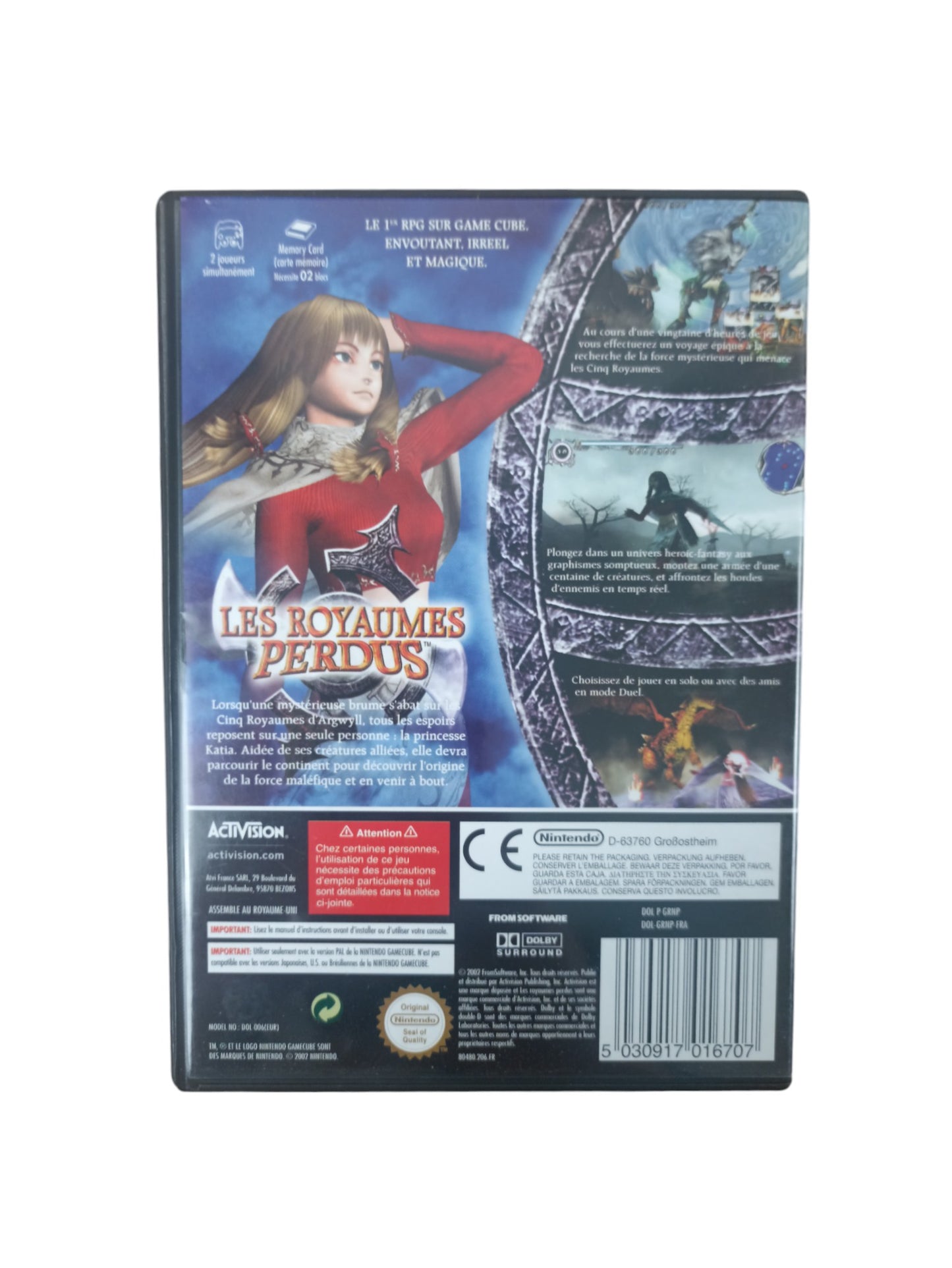 Les Royaumes Perdus GameCube