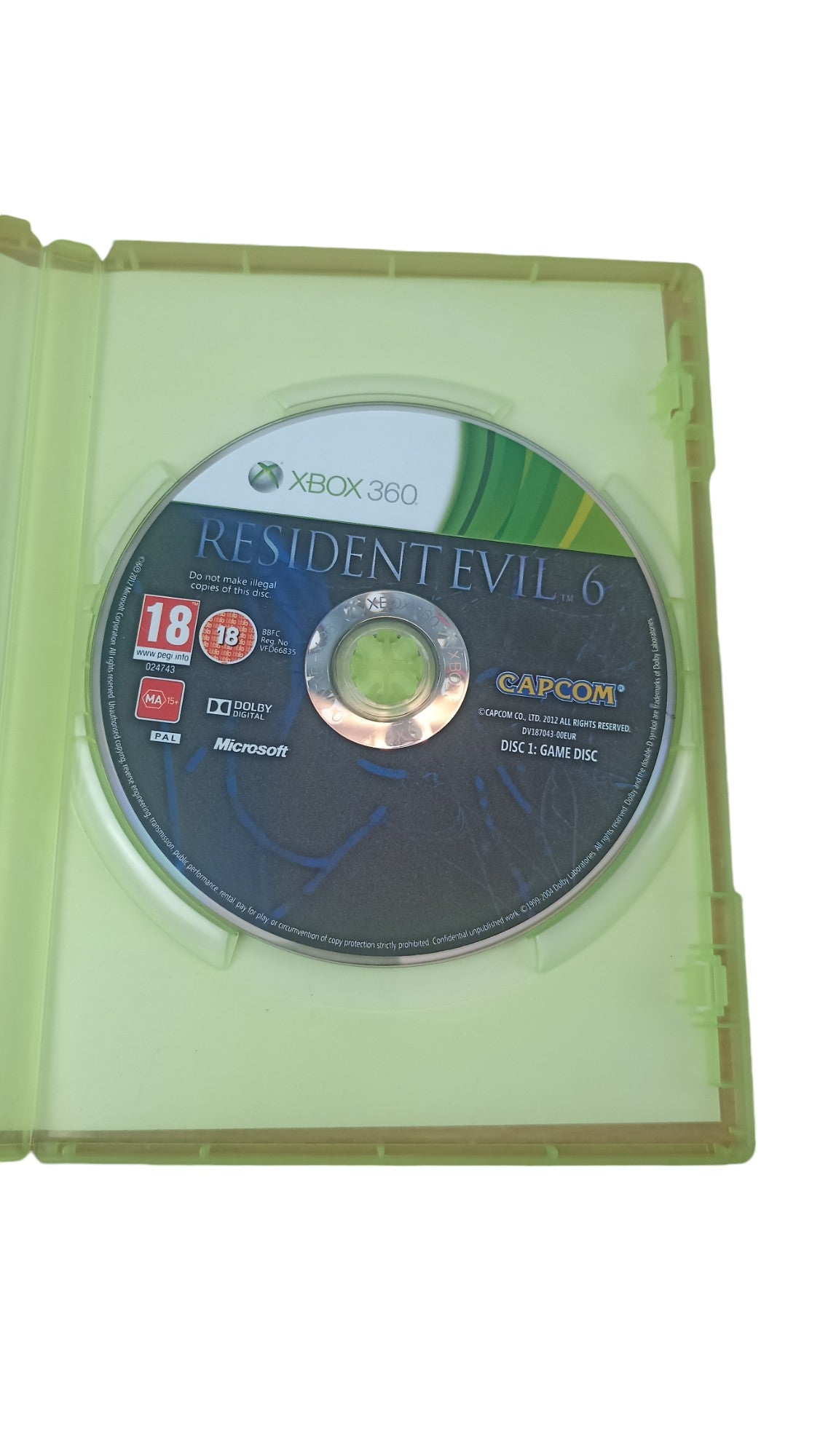 Resident Evil 6 Xbox 360