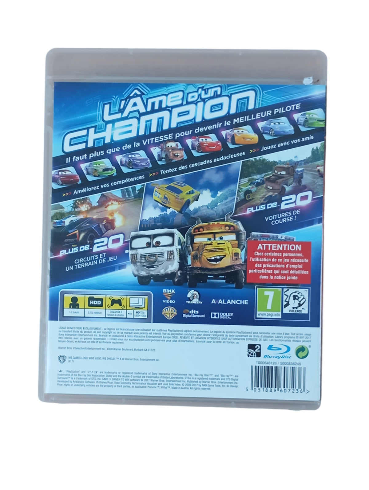 Disney Pixar Cars 3 : Course vers la Victoire - Playstation 3 (PS3)