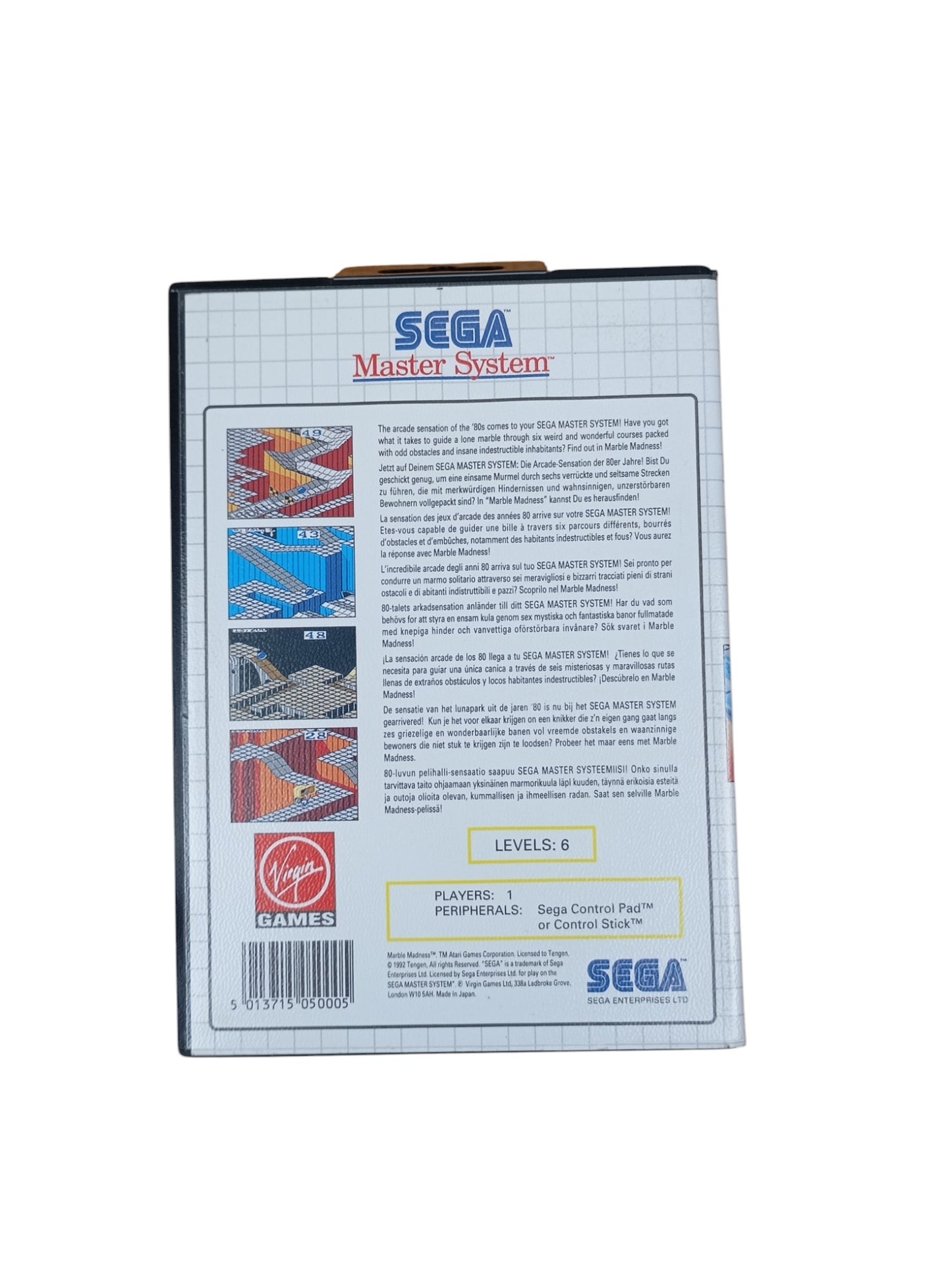 Marble Madness Master System