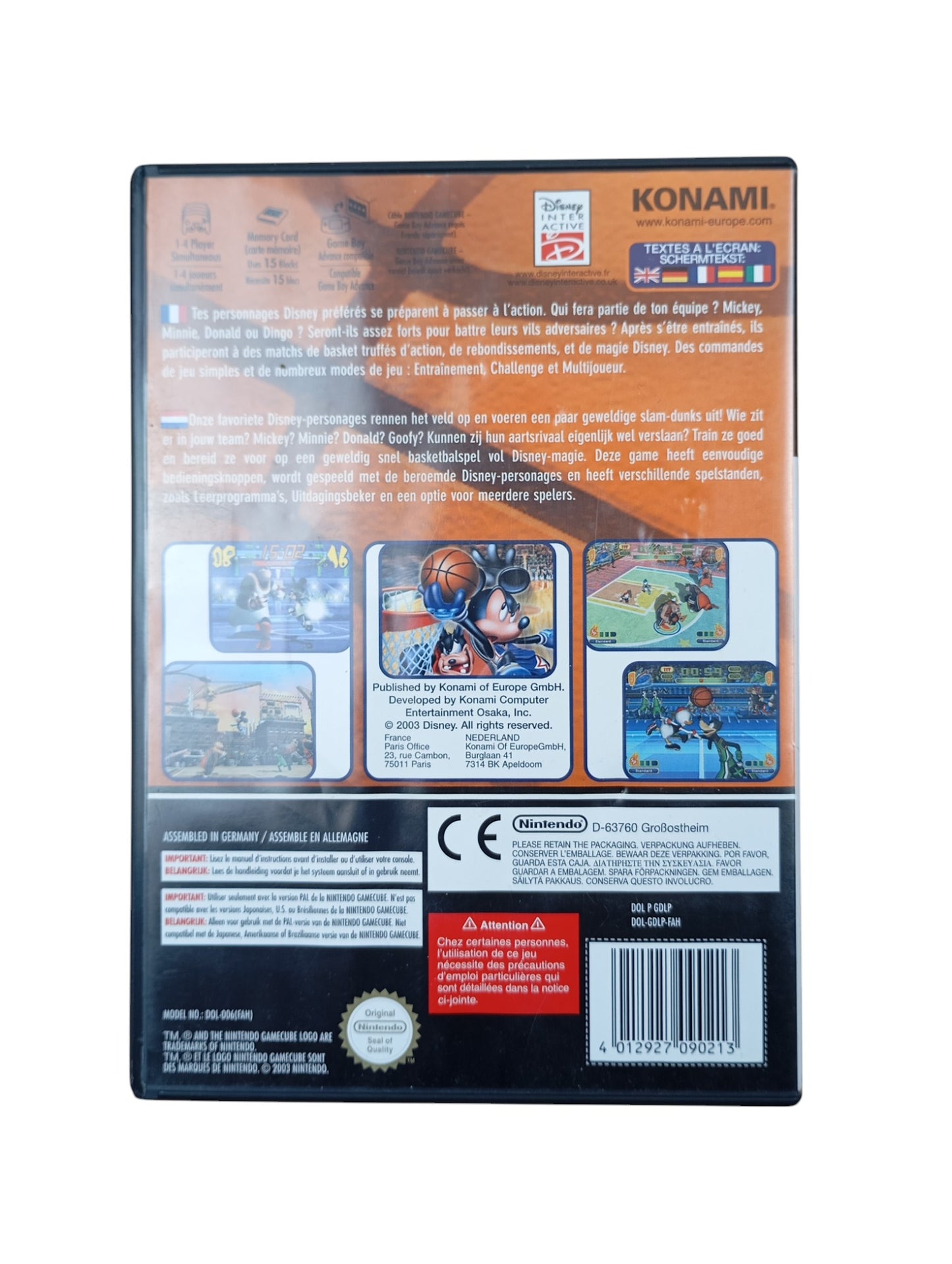 Disney Sports Basketball GameCube Complet TBE