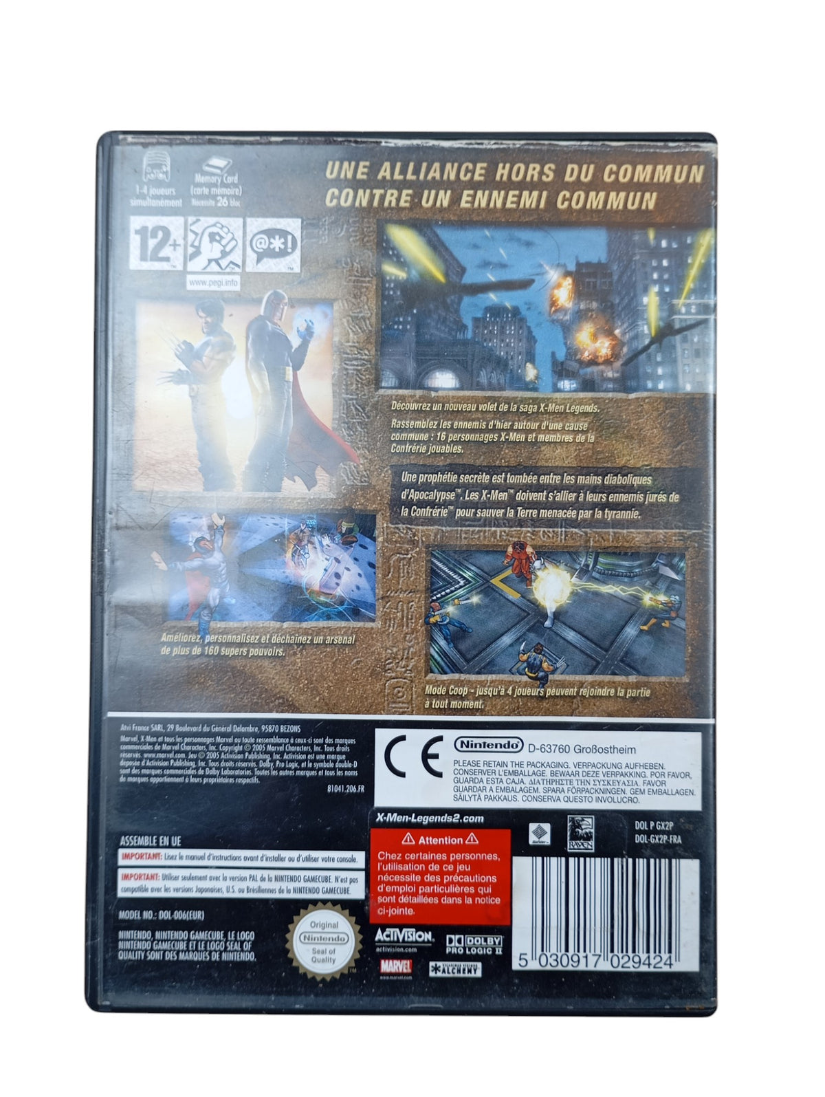 X-Men : Legends II - L'Avènement d'Apocalypse - Nintendo Gamecube