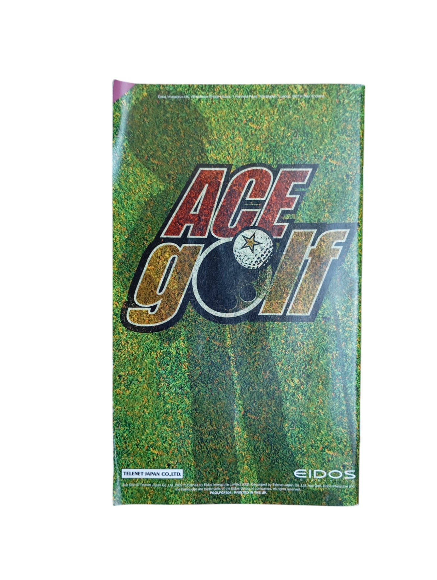 Notice Ace Golf GameCube