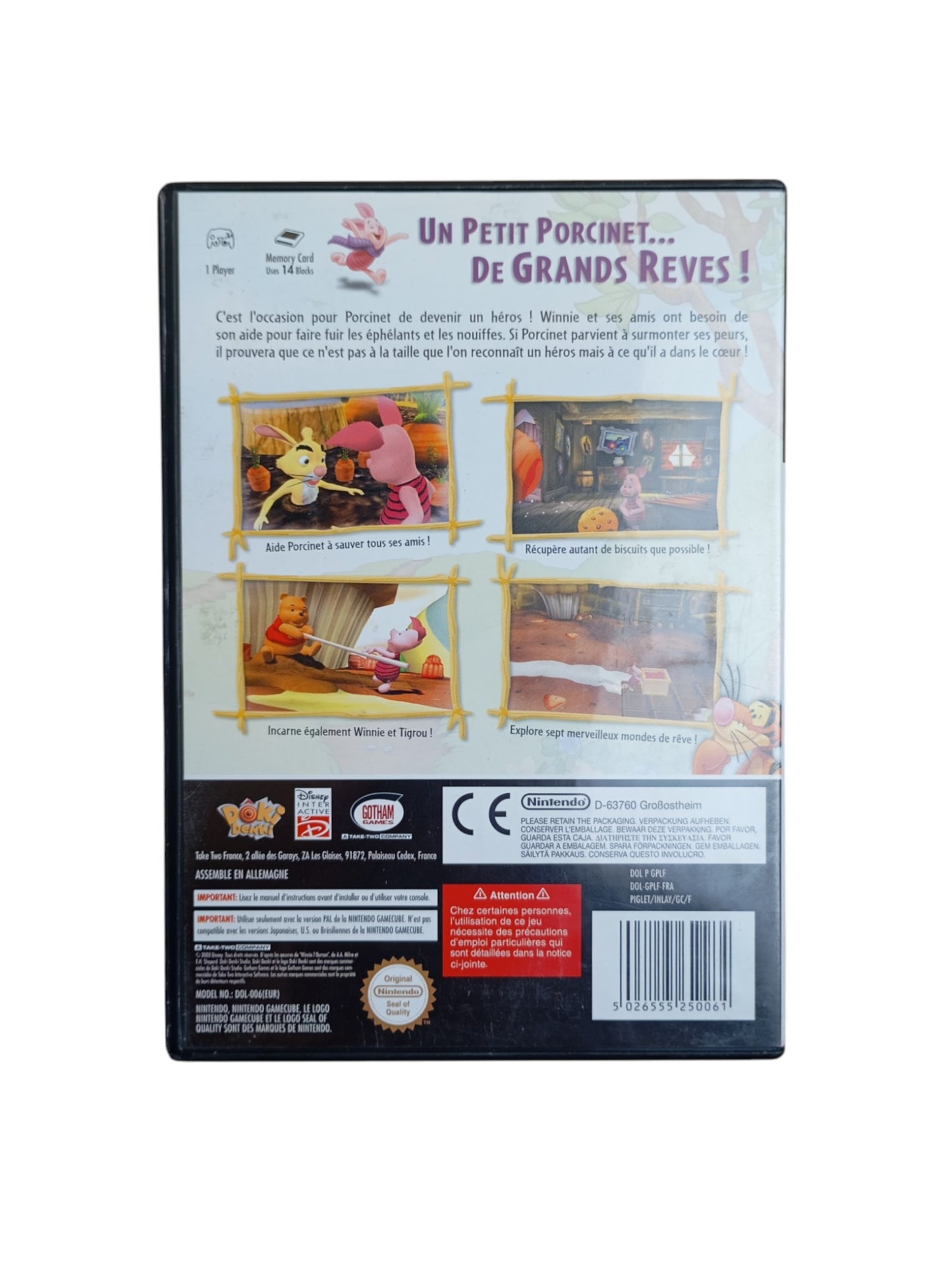 Les Aventures de Porcinet GameCube
