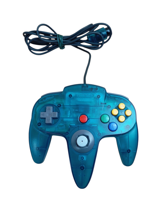 Manette Bleue Transparent Nintendo 64 (N64)