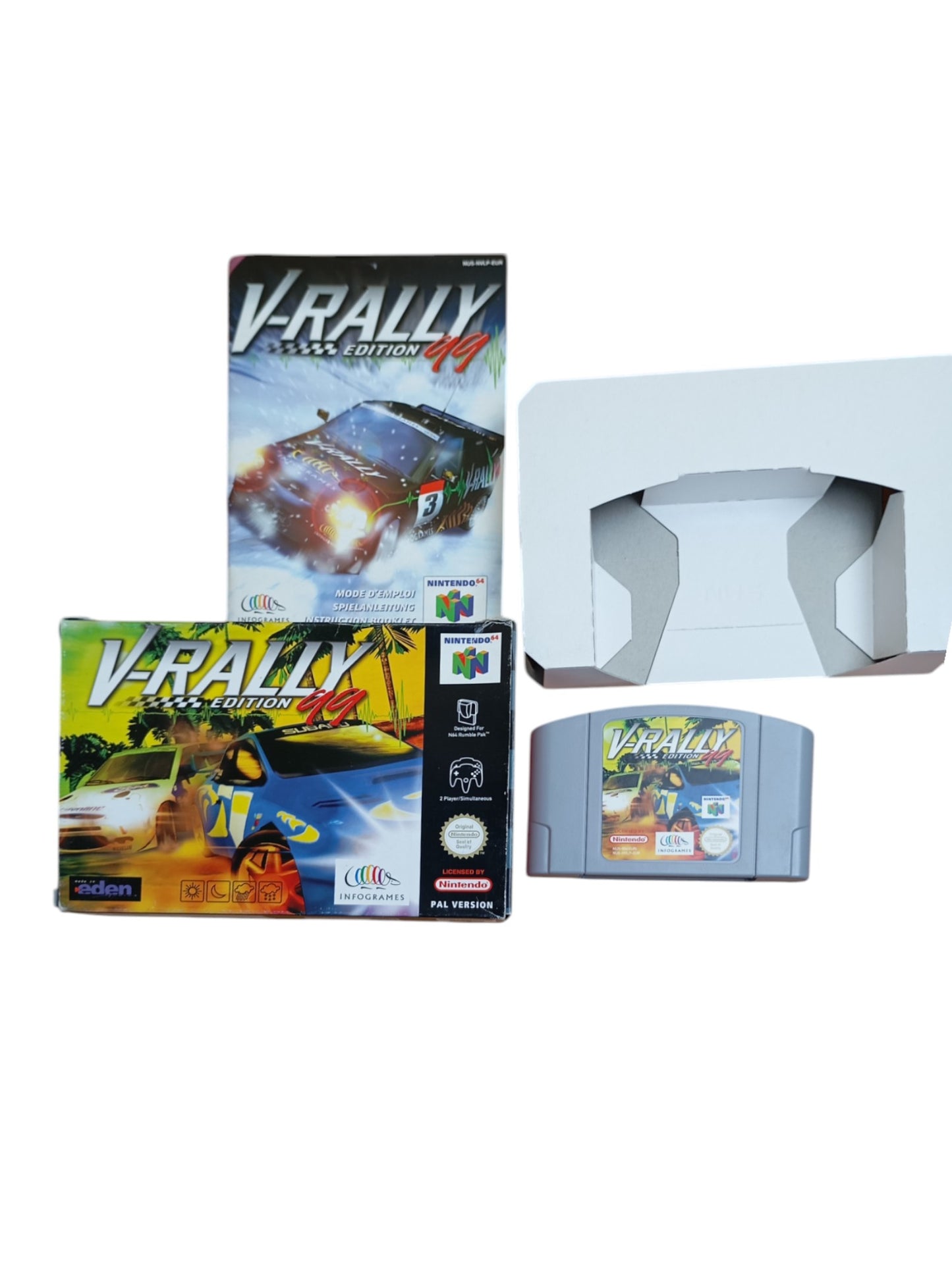 V-Rally 99 en boîte