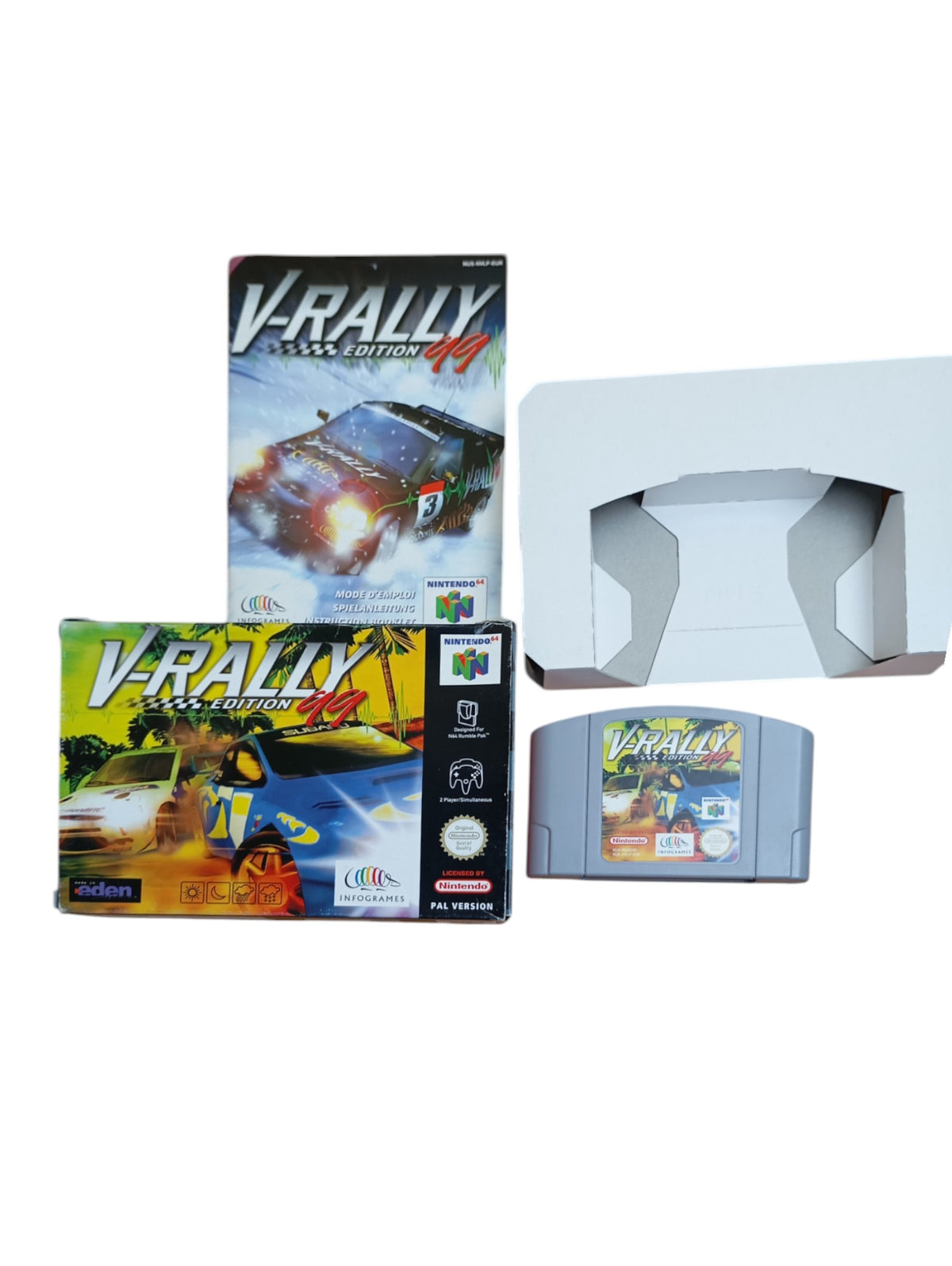 V-Rally 99 en boîte Nintendo 64