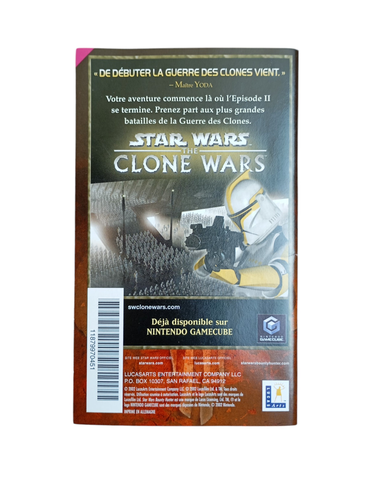 Notice Star Wars Bounty Hunter GameCube