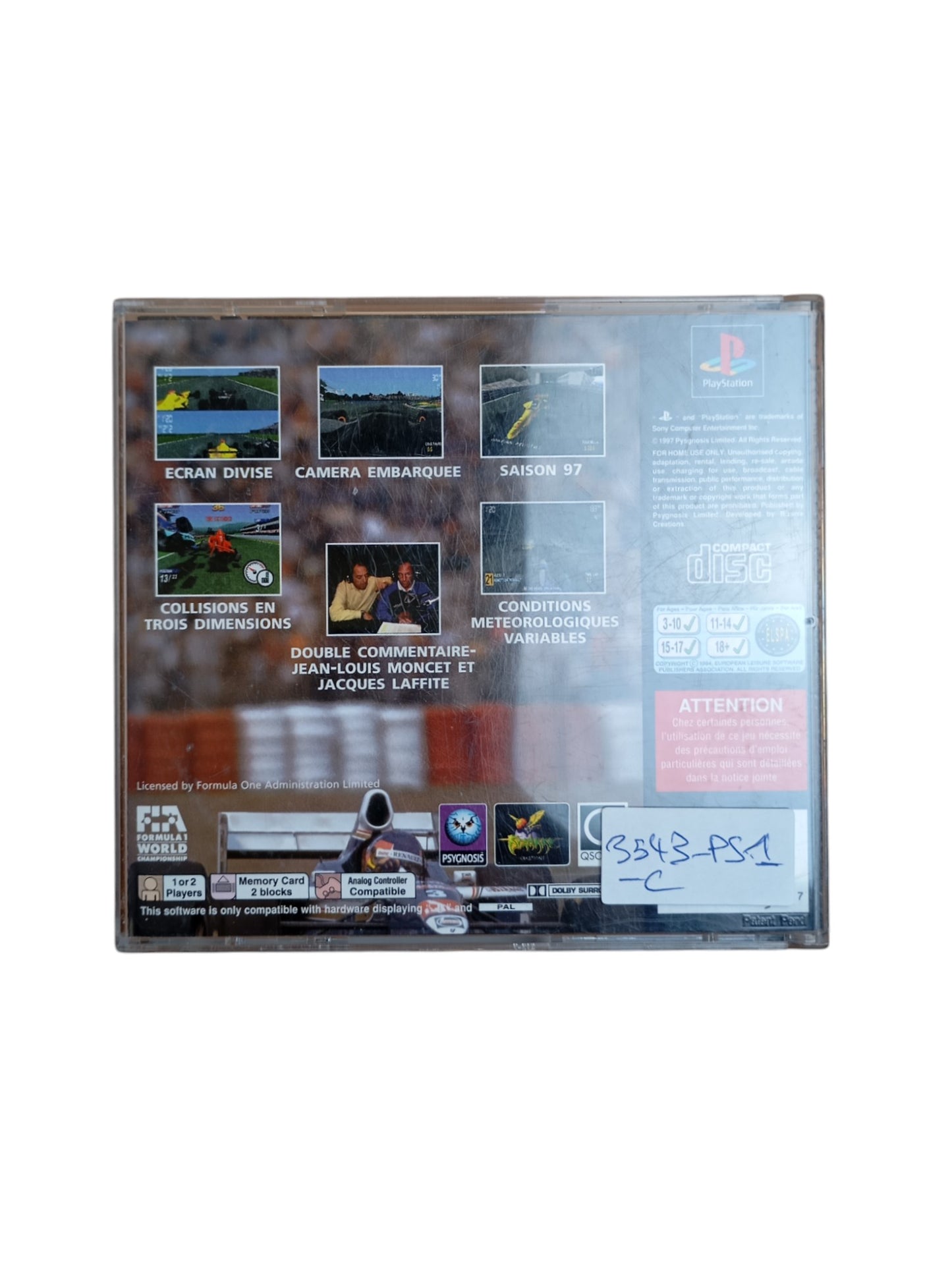 Formula 1 97 Playstation 1