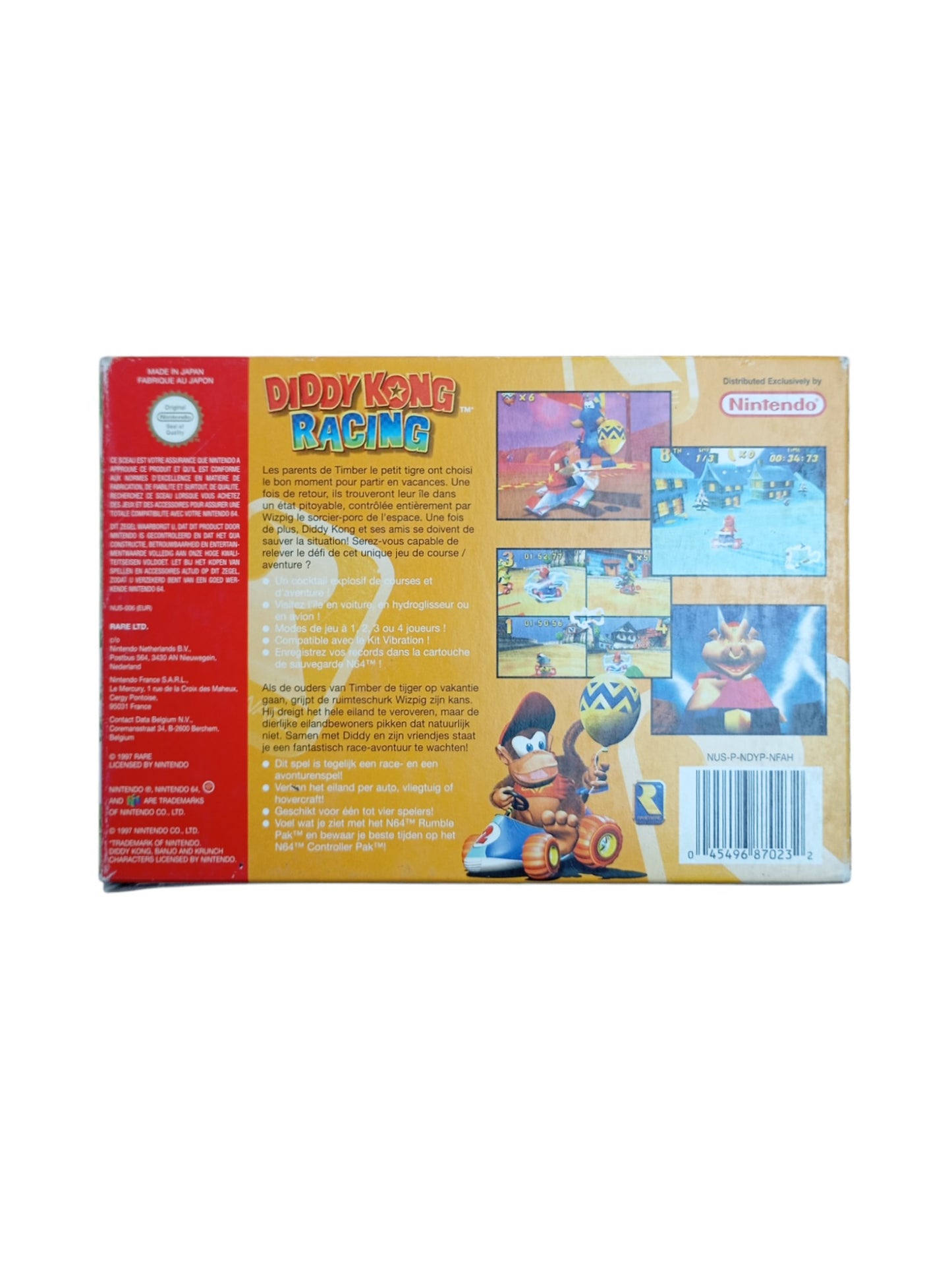 Diddy Kong Racing en boîte FRA