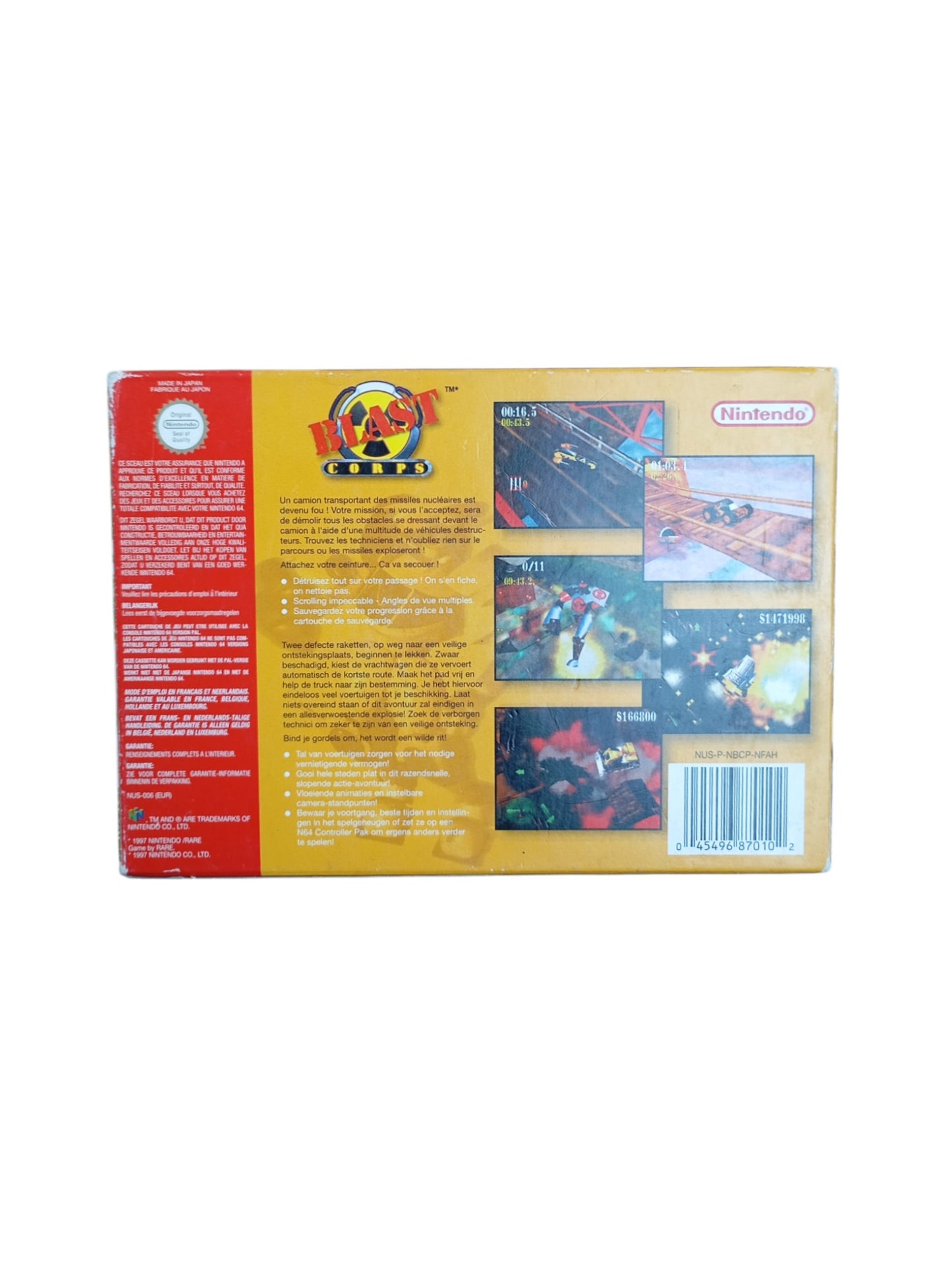 Blast Corps en boîte FRA