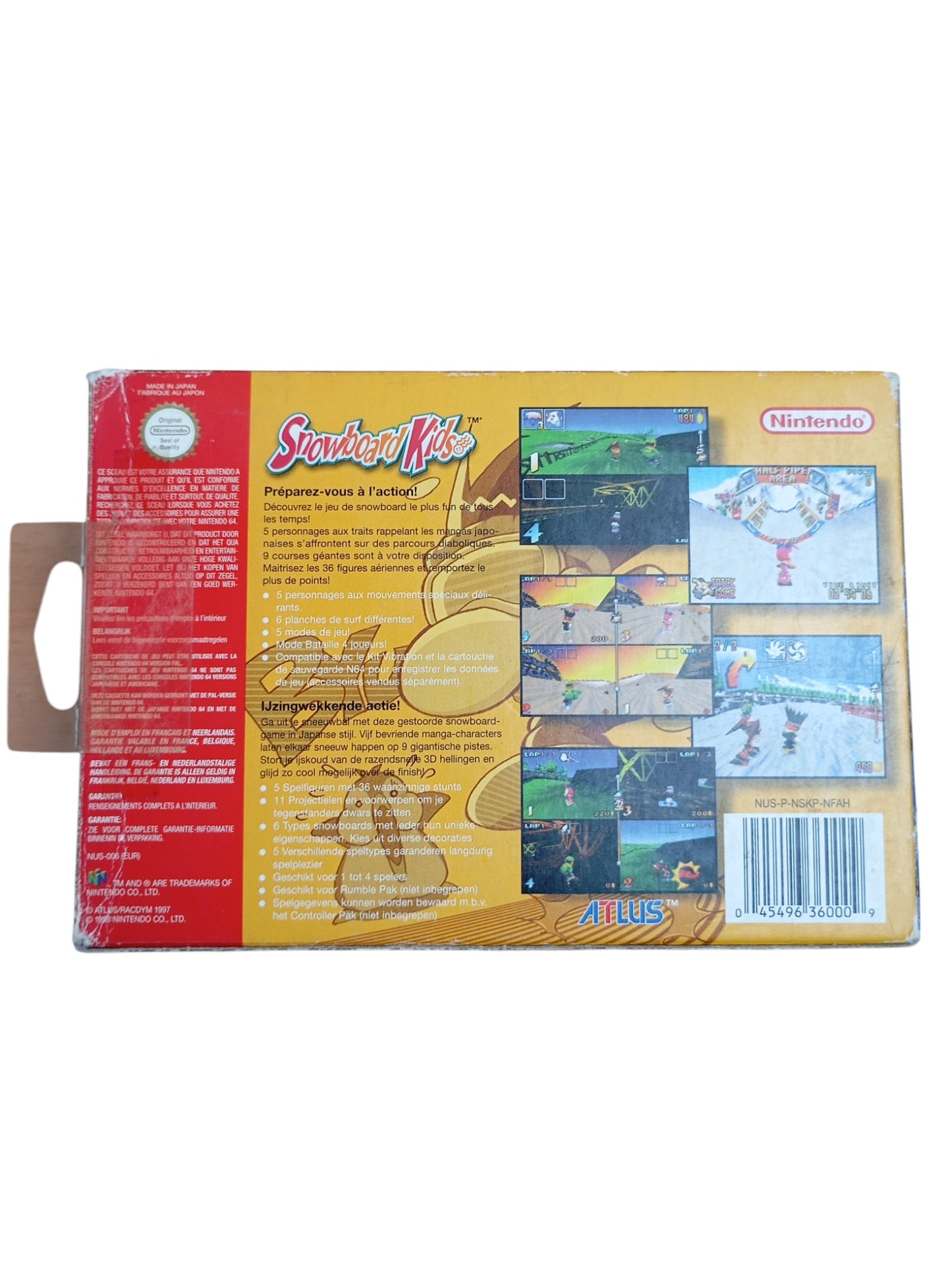 Snowboard Kids en boîte FRA