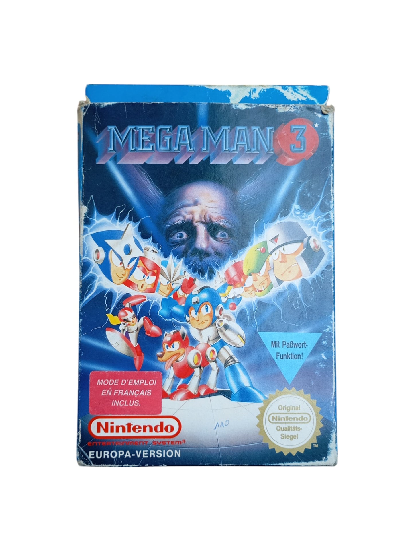 Mega Man 3 en boîte UKV