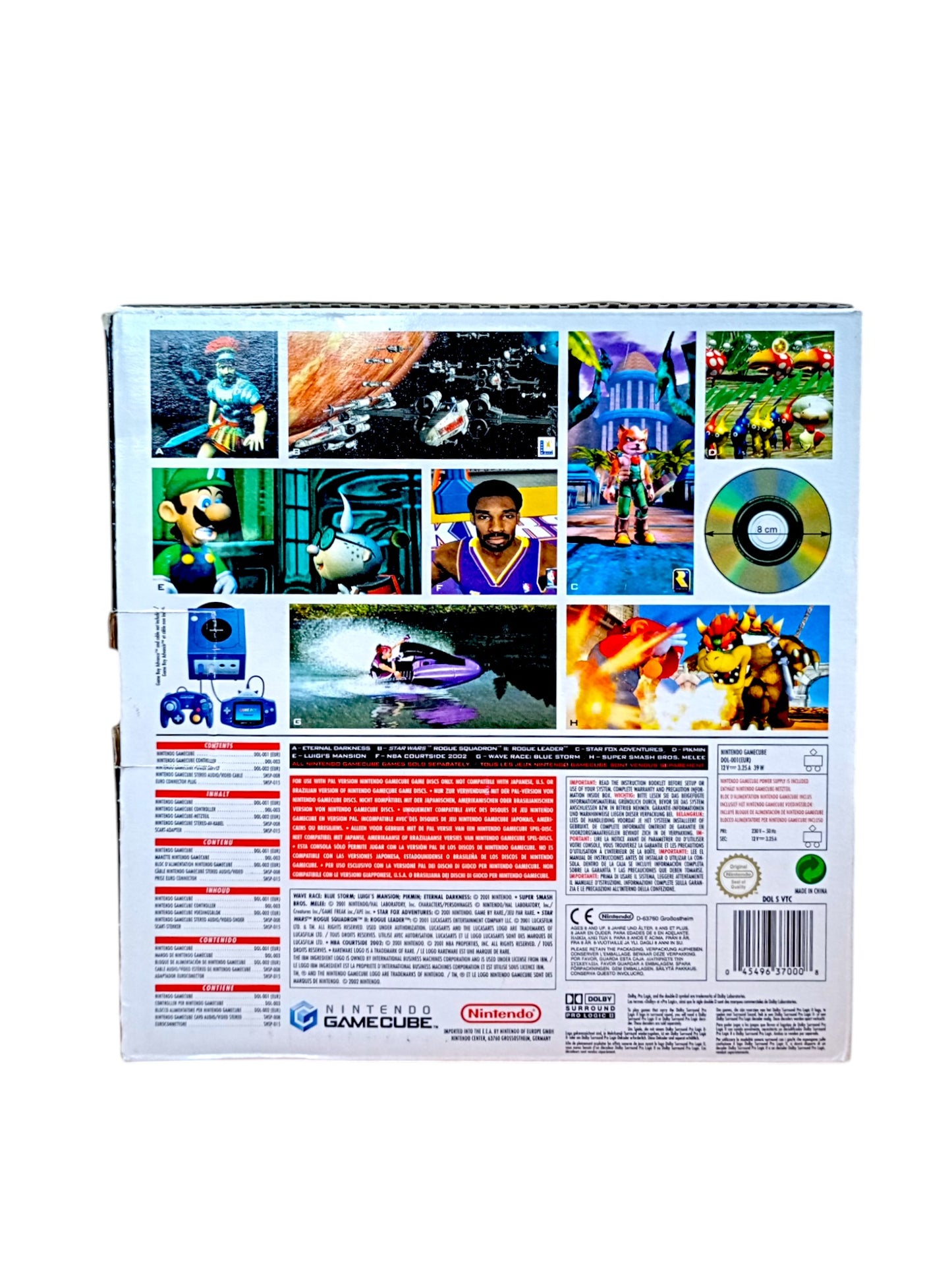 Boite seule Console GameCube Violette