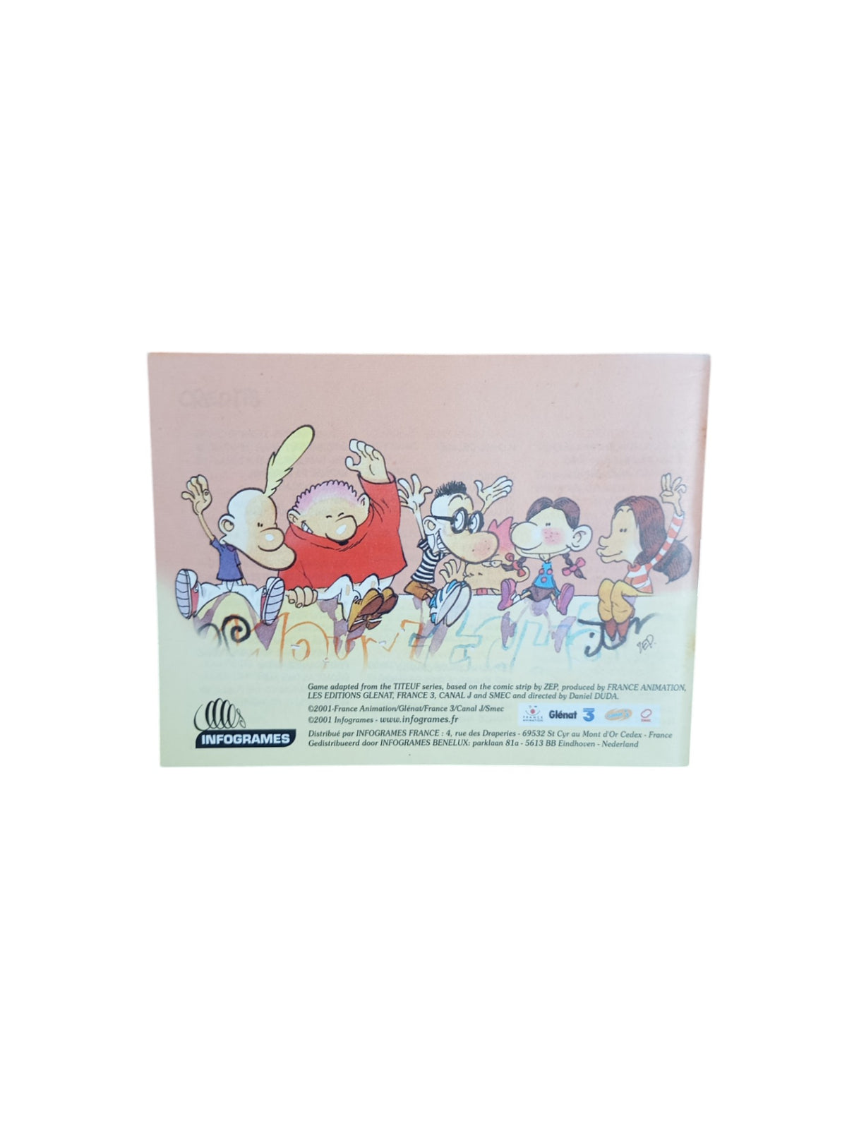Notice Titeuf Game Boy Advance