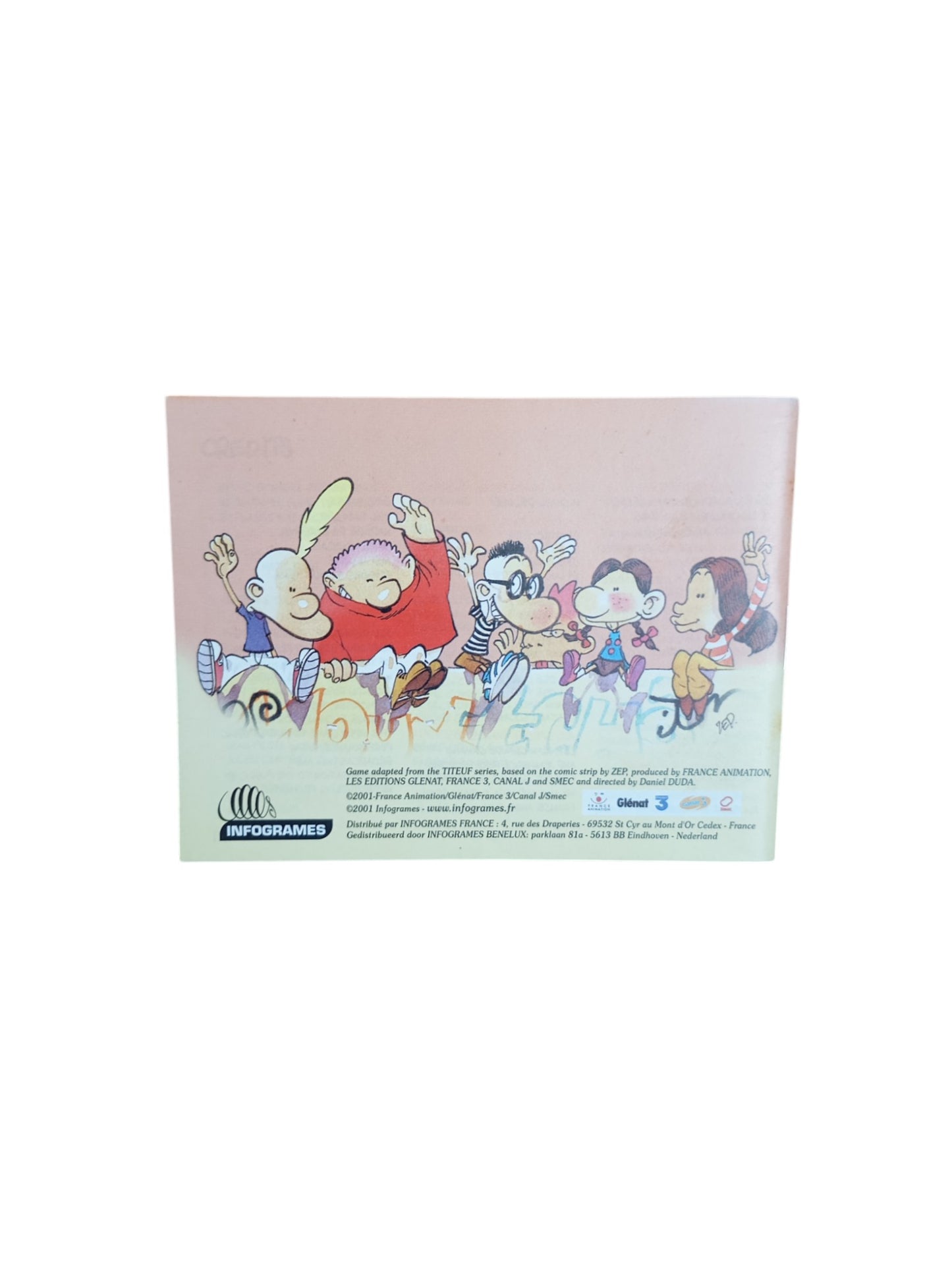 Notice Titeuf Game Boy Advance