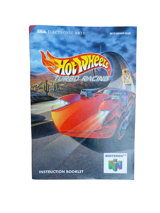 Notice Hot Wheels Turbo Racing