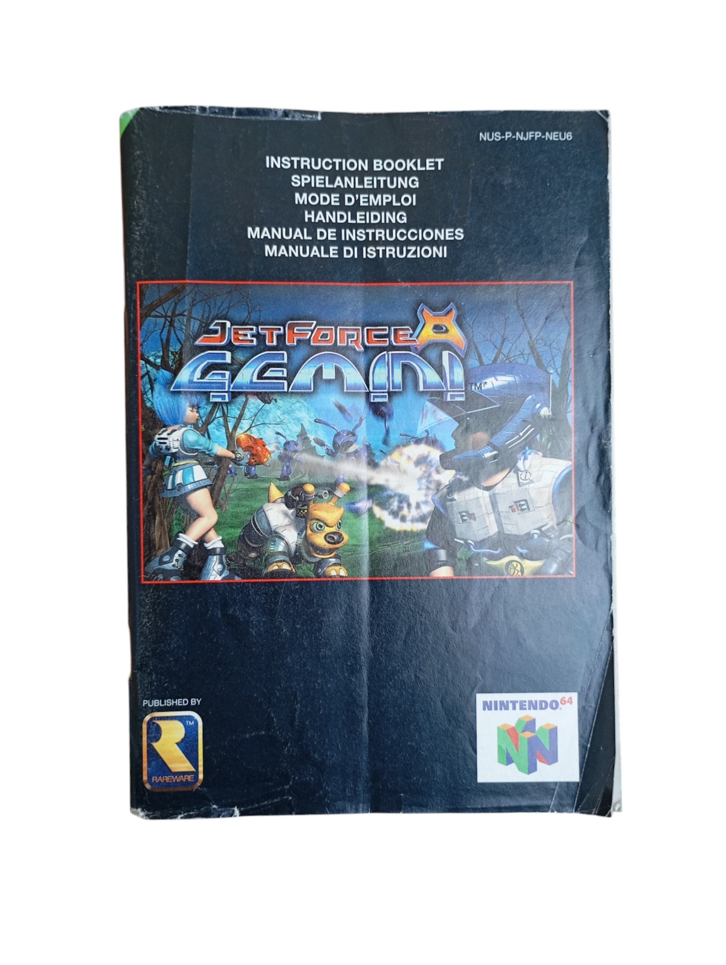 Notice Nintendo 64 : JetForce Gemni