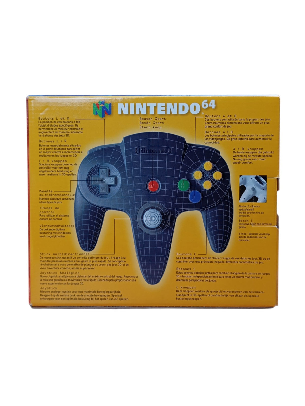 Boîte seule Manette Noire Nintendo 64