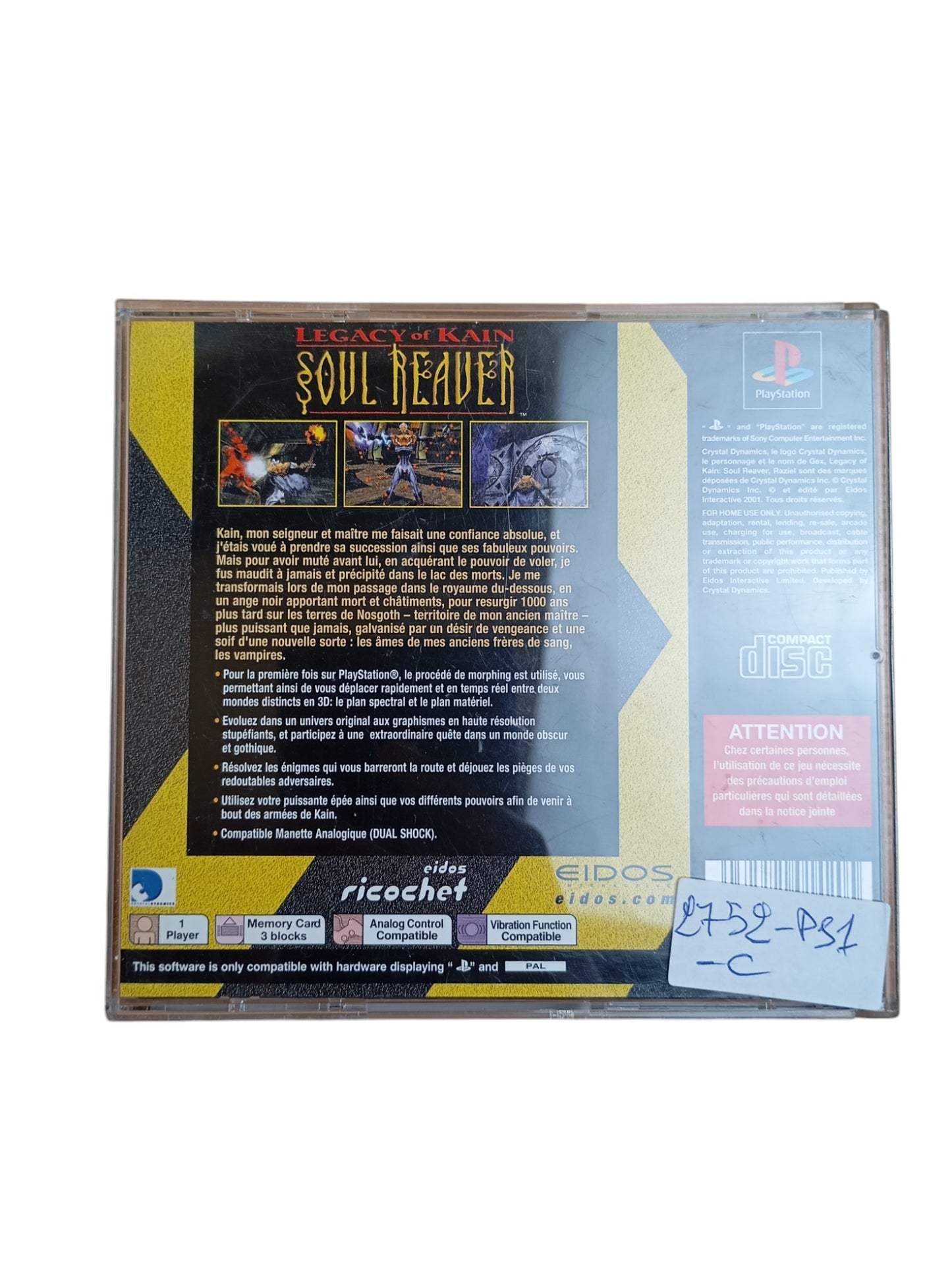 Legacy Of Kain Soul Reaver PlayStation 1