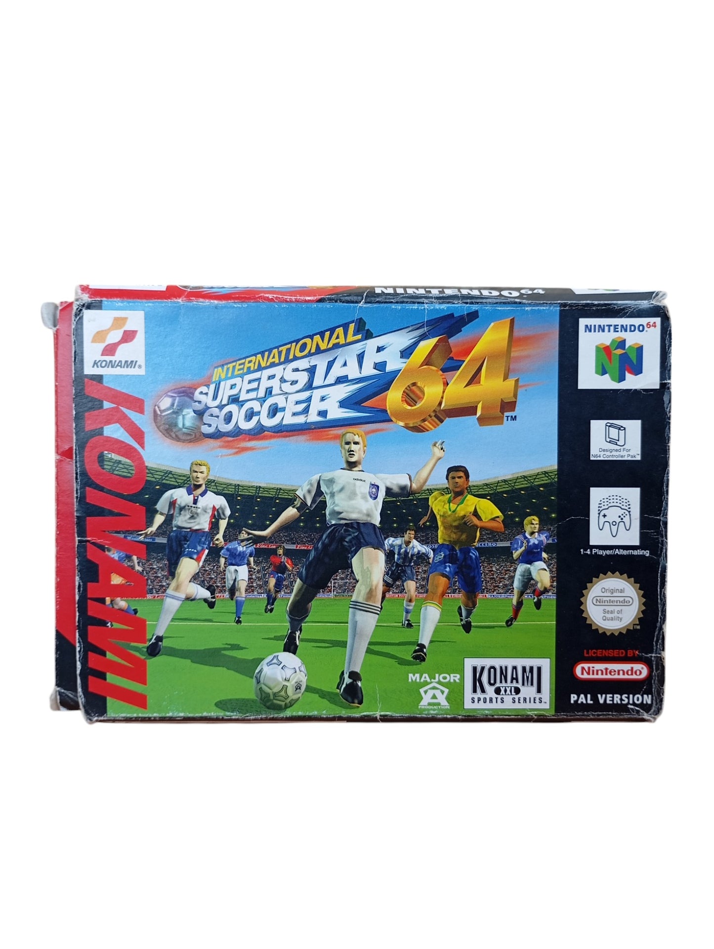 International Superstar Soccer 64 en boîte
