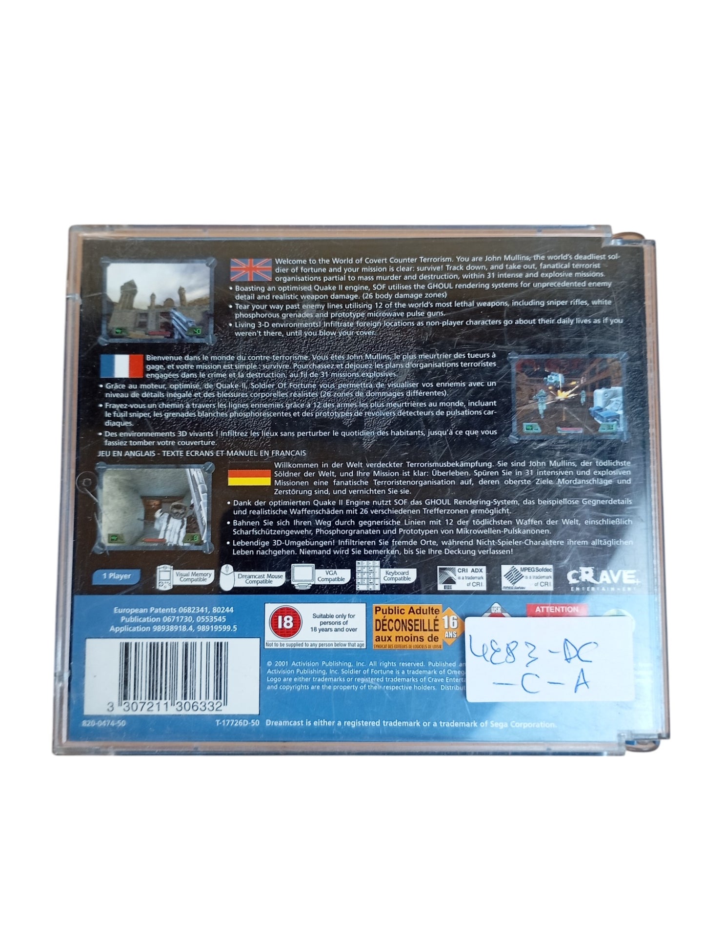 Soldier Of Fortune Dreamcast