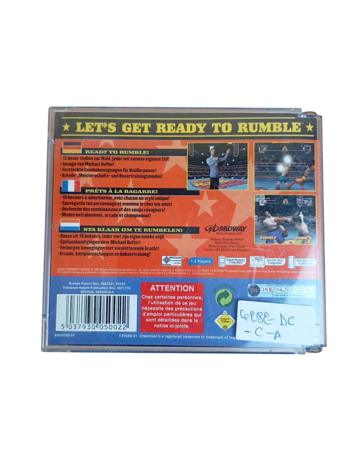 Ready 2 Rumble Boxing Dreamcast