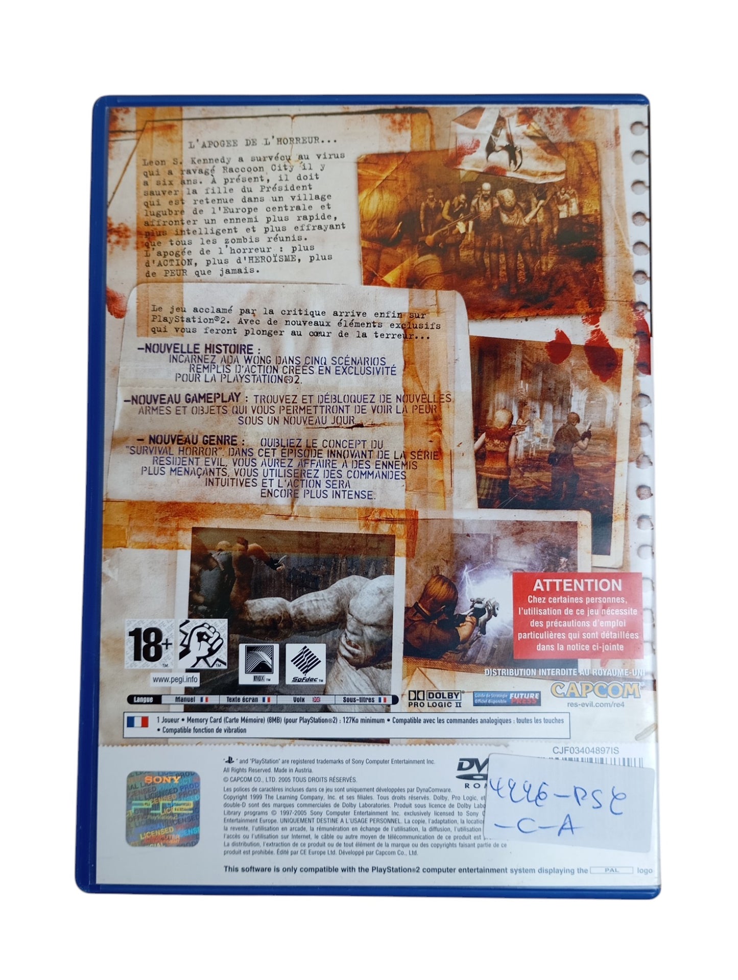 Resident Evil 4 Playstation 2 (PS2)