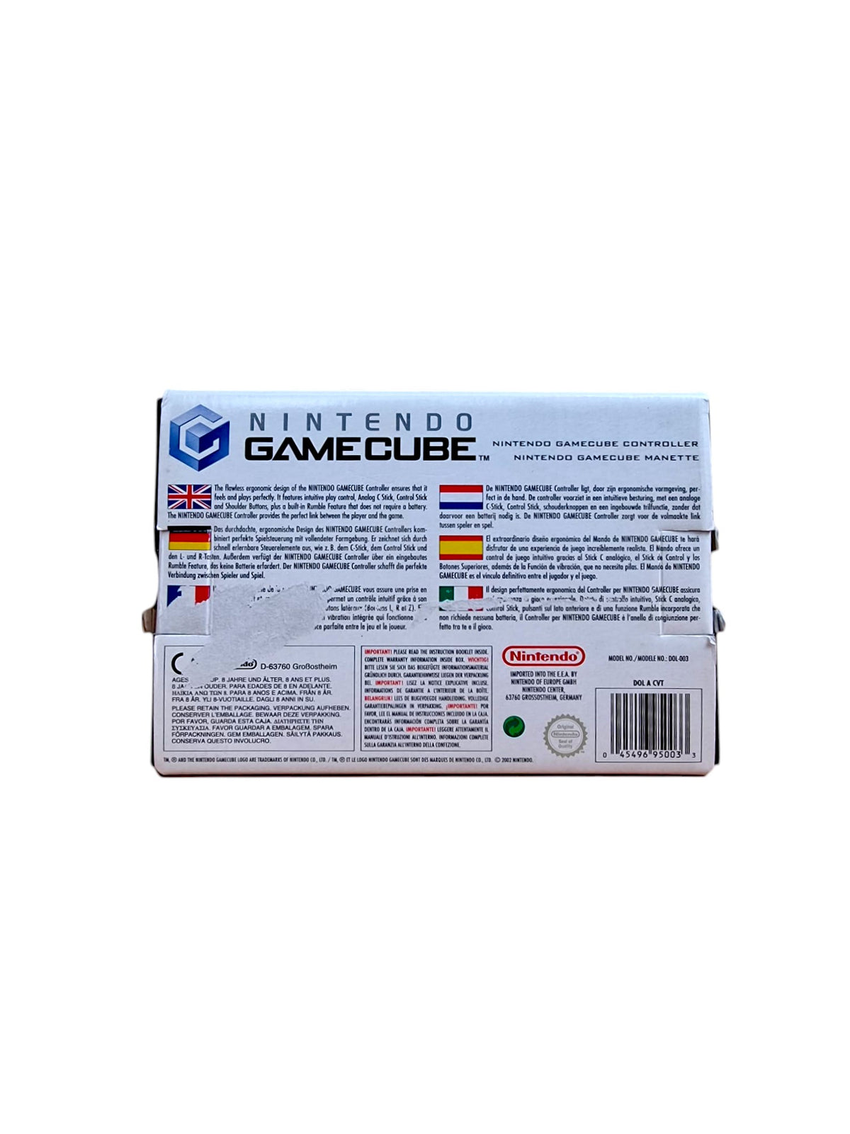 Manette Violette Gamecube en boîte