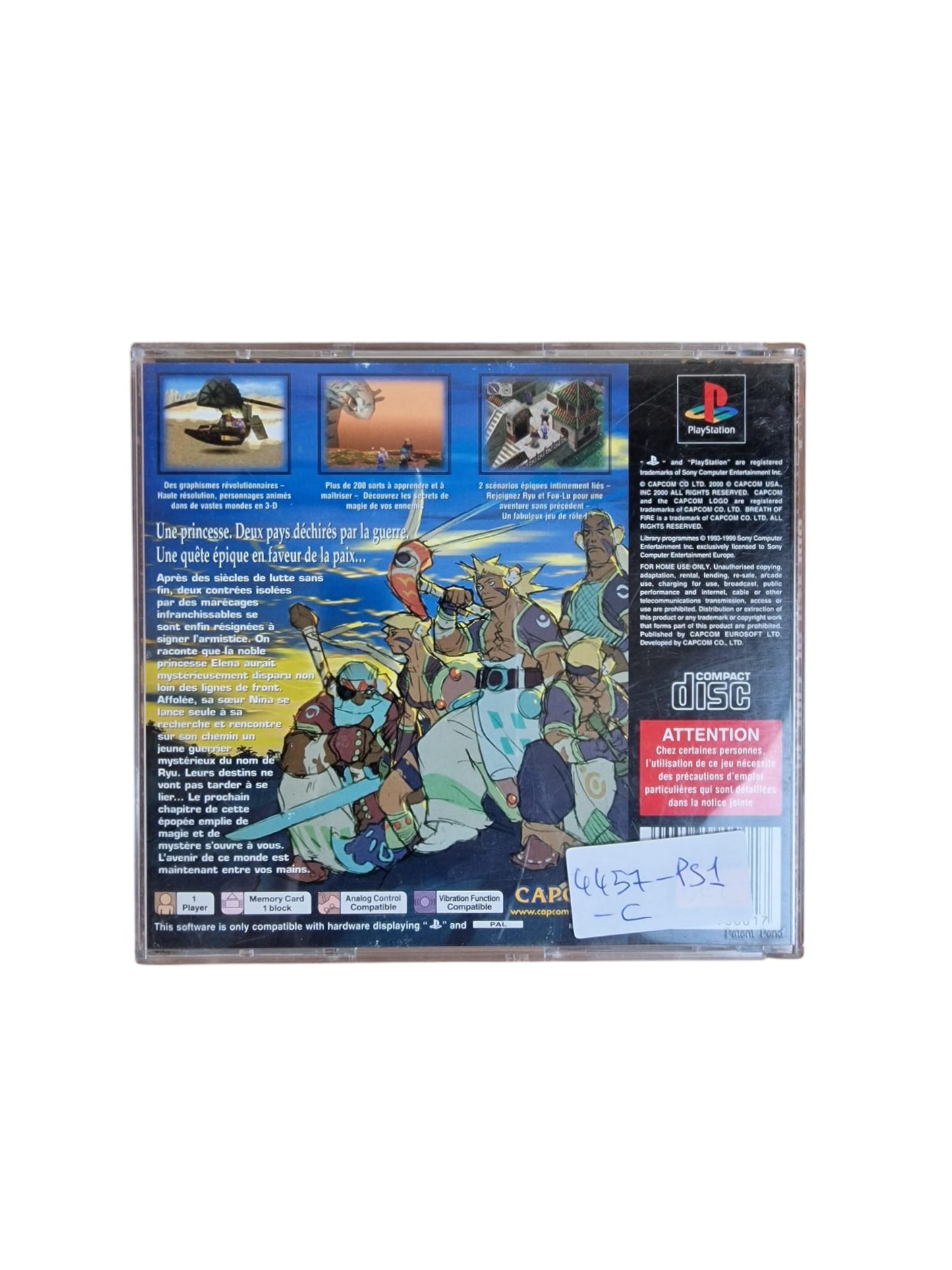 Breath of Fire IV Playstation 1 (PS1) (Précommande)