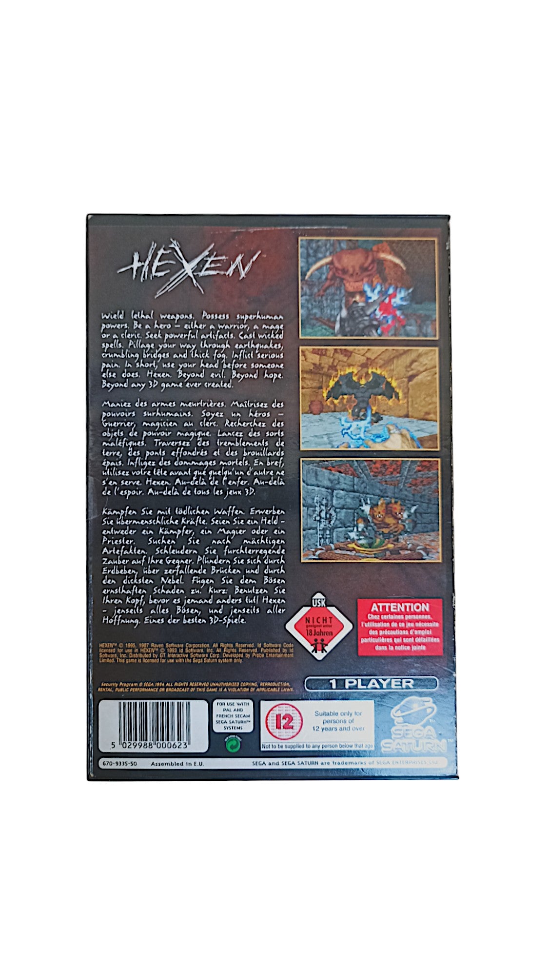 Hexen Sega Saturn