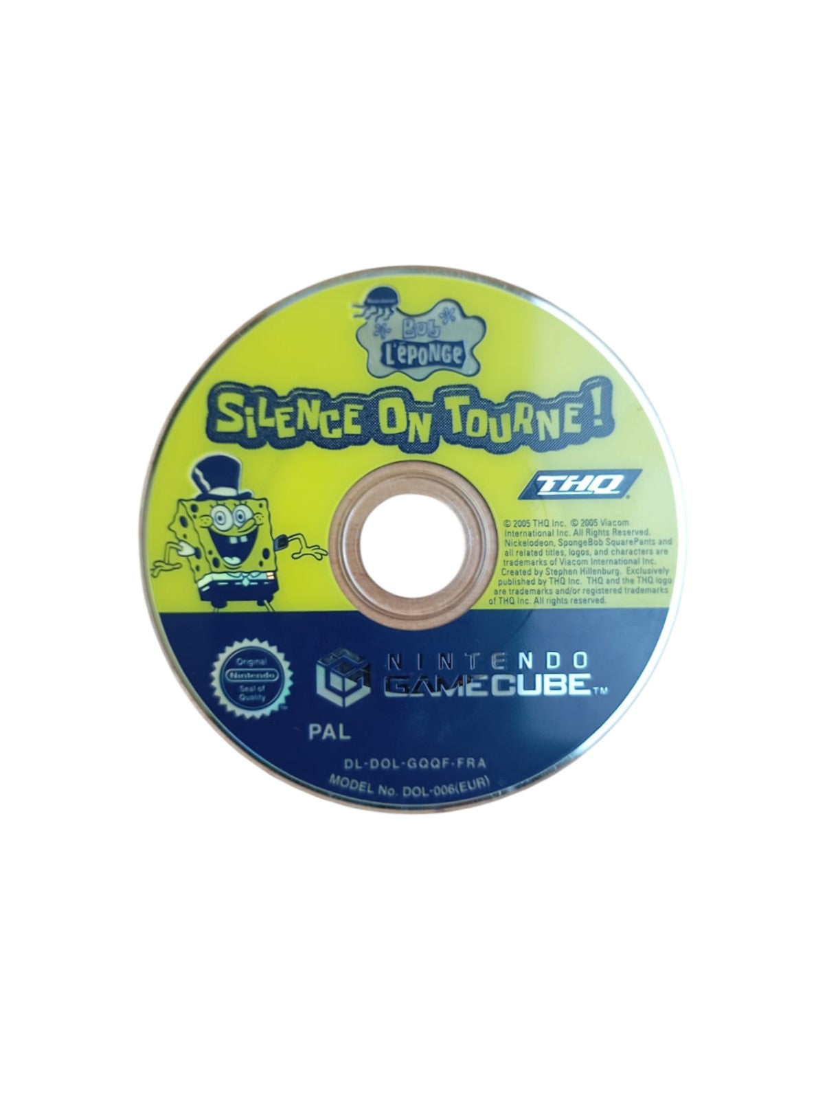 CD Bob l'éponge : Silence on tourne ! GameCube