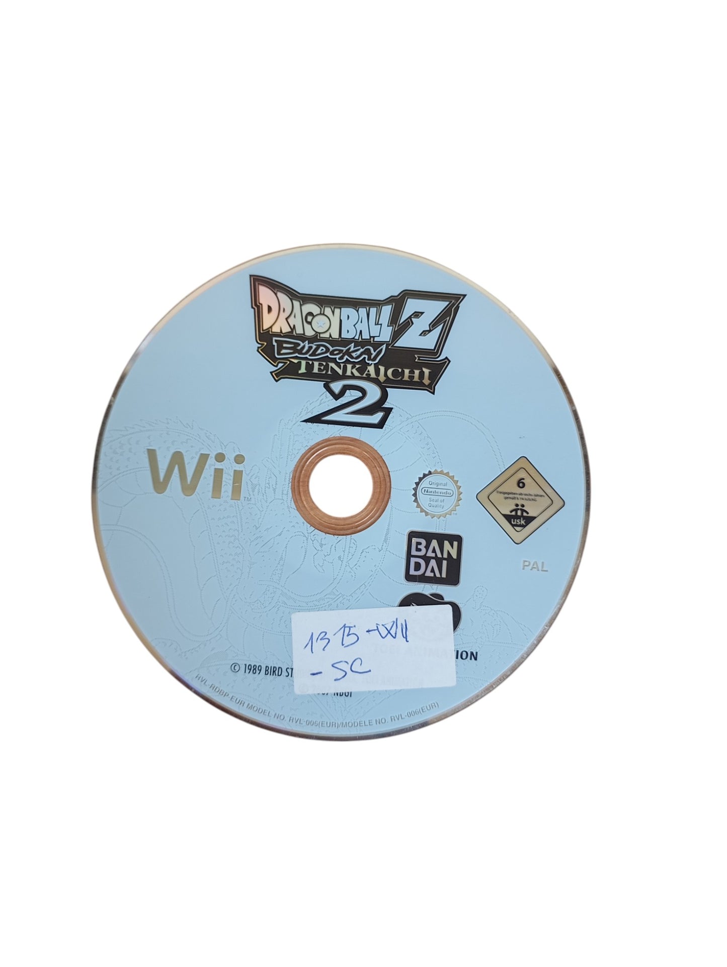 CD Dragon Ball Z Budokai Tenkaichi 2 Wii