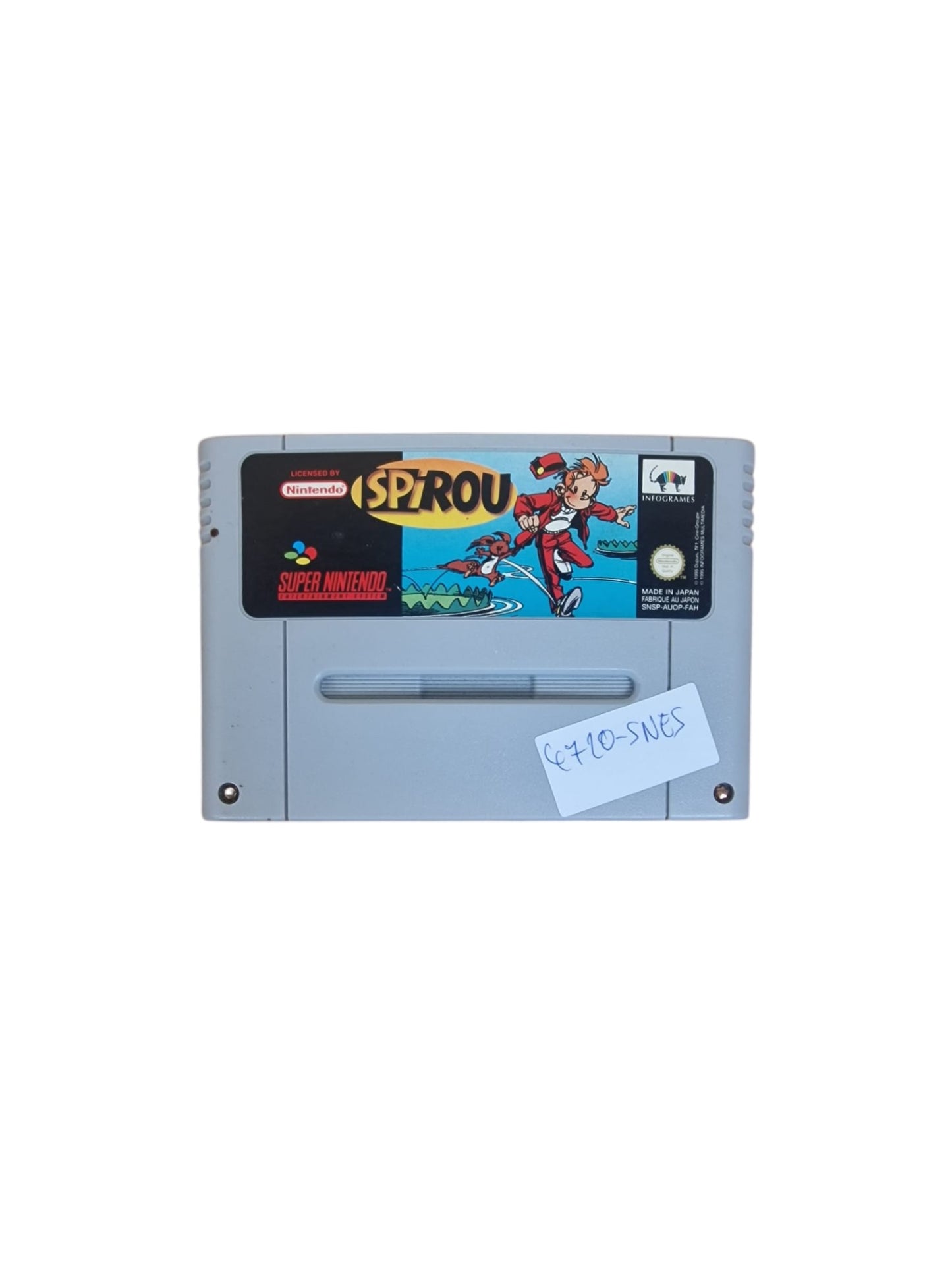 Spirou Super Nintendo (SNES)