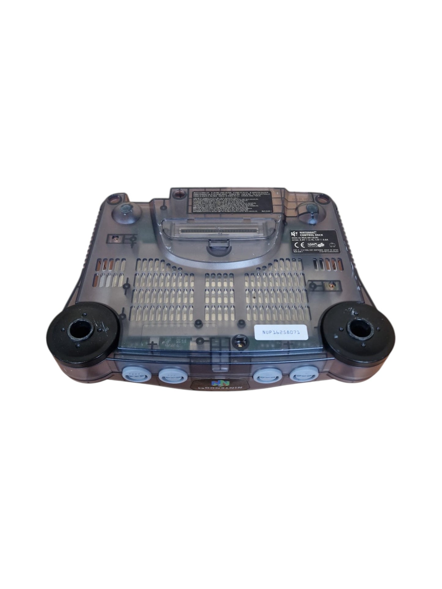 Console Nintendo 64 N64 Noire Transparent