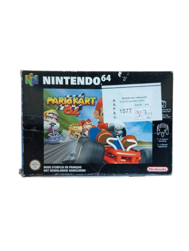 Mario Kart 64 en boîte FRA