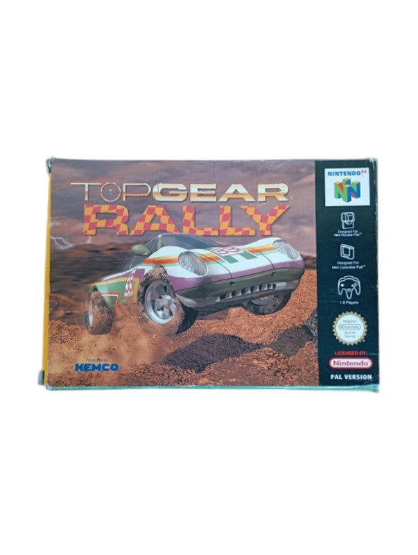 Top Gear Rally 64 en boîte FRA