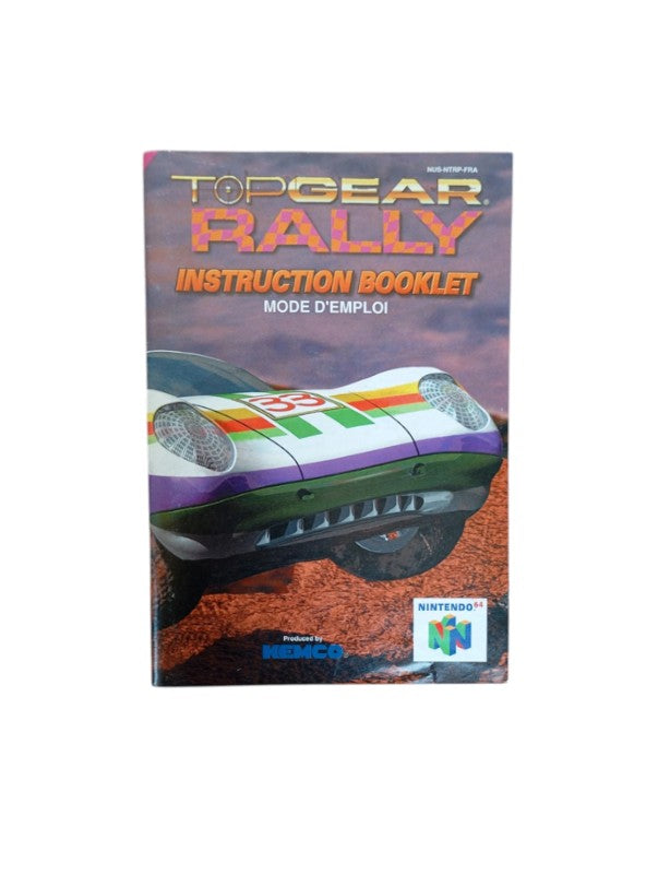 Top Gear Rally 64 en boîte FRA