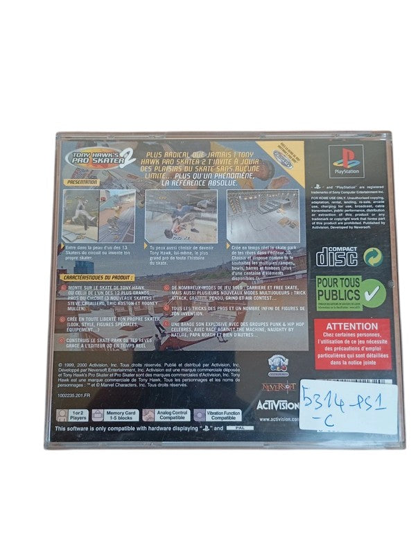 Tony Hawk's Pro Skater 2 Playstation 1 (PS1)