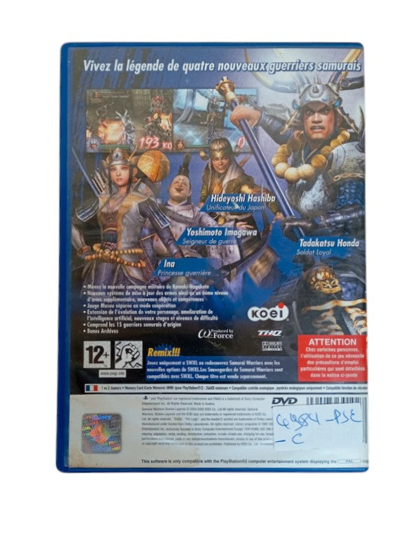 Samurai Warriors : Xtreme Legends Playstation 2 (PS2)