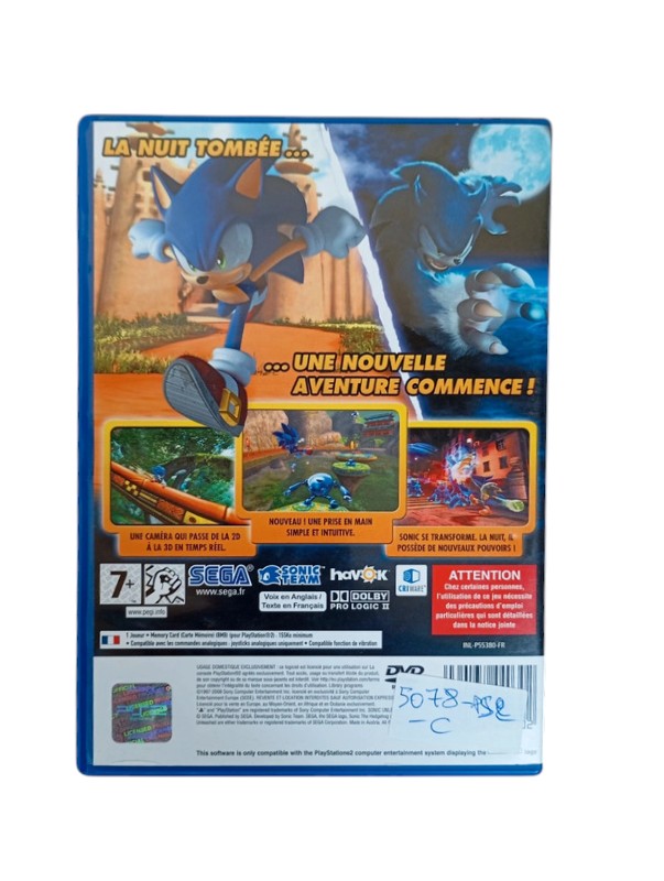 Sonic Unleashed Playstation 2 (PS2)