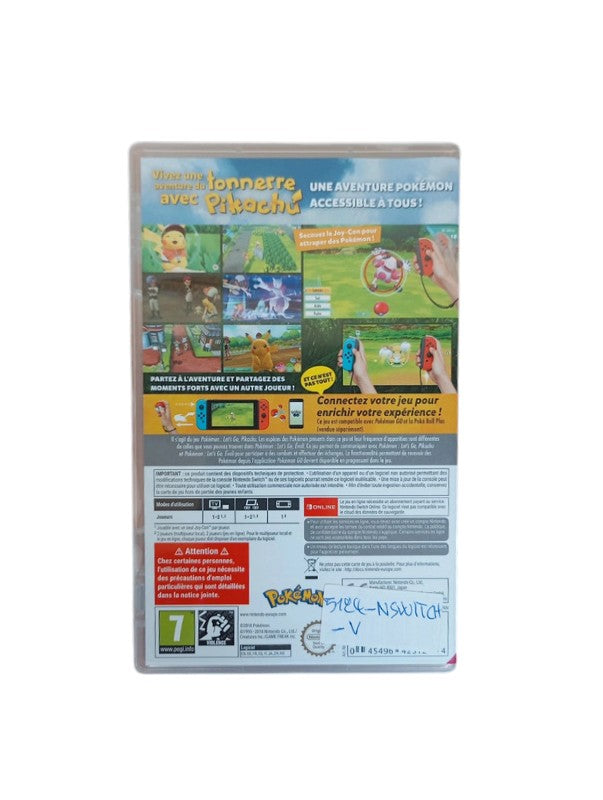 Boîte Pokémon Let's Go Pikachu Nintendo Switch