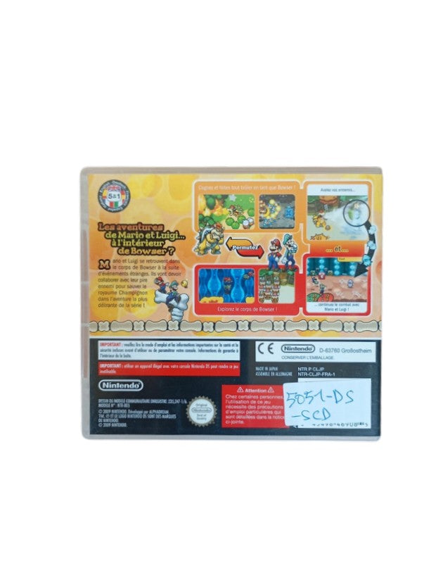 Boite + Notice Mario & Luigi : Voyage au Centre de Bowser Nintendo DS