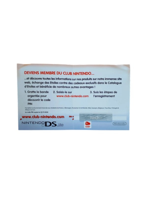 Carte Vip Pokémon Platine Nintendo DS