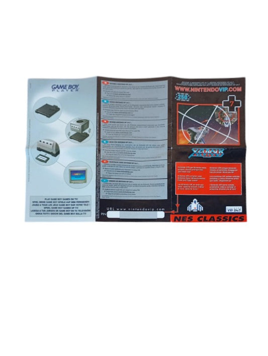 Carte VIP Xevious Game Boy Advance