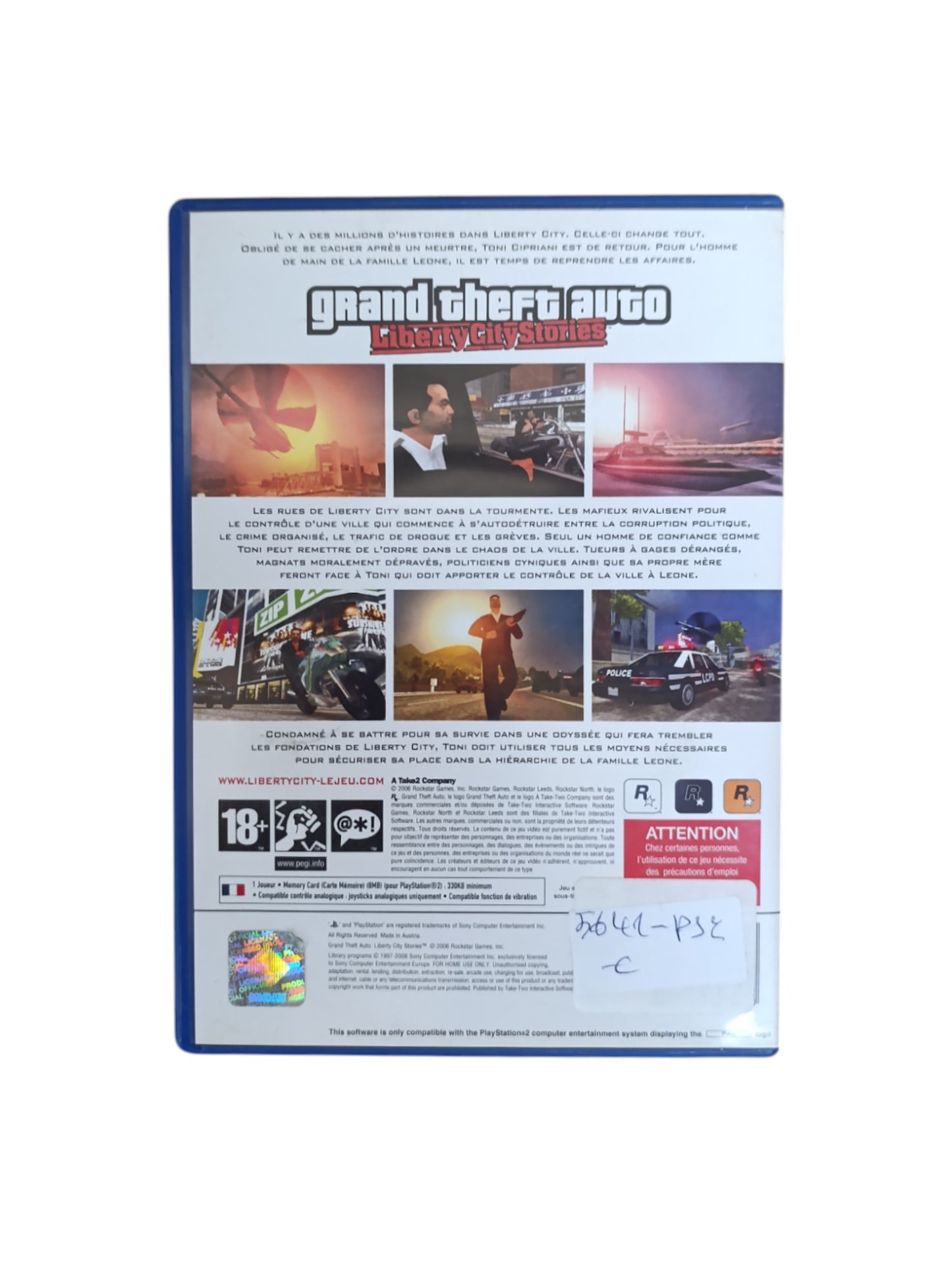 Grand Theft Auto : Liberty City Stories Playstation 2 (PS2)