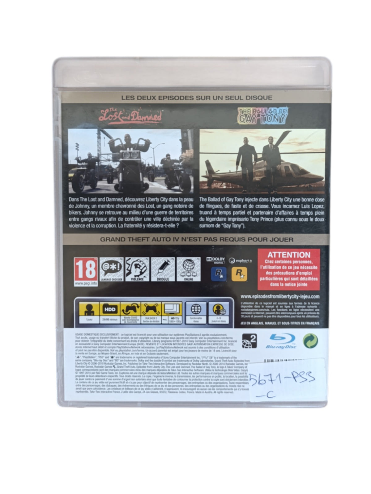 Grand Theft Auto IV - Playstation 3 (PS3)