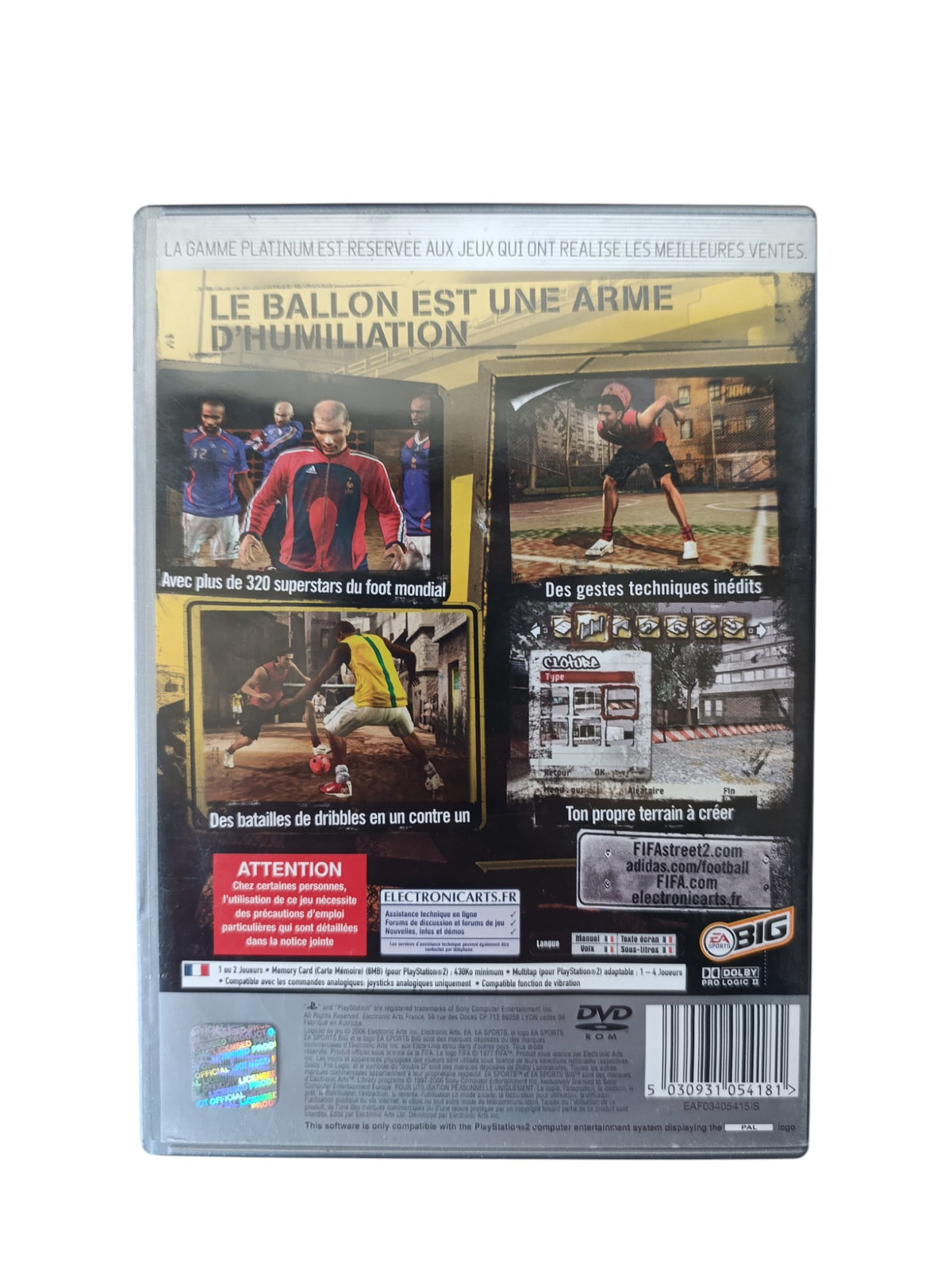 FIFA Street 2 Version Platinum Playstation 2 (PS2)