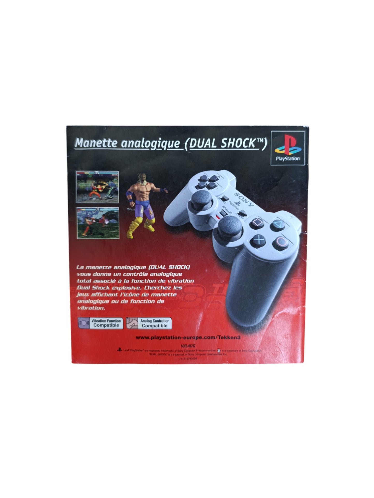 Notice Tekken 3 Playstation 1 (PS1)